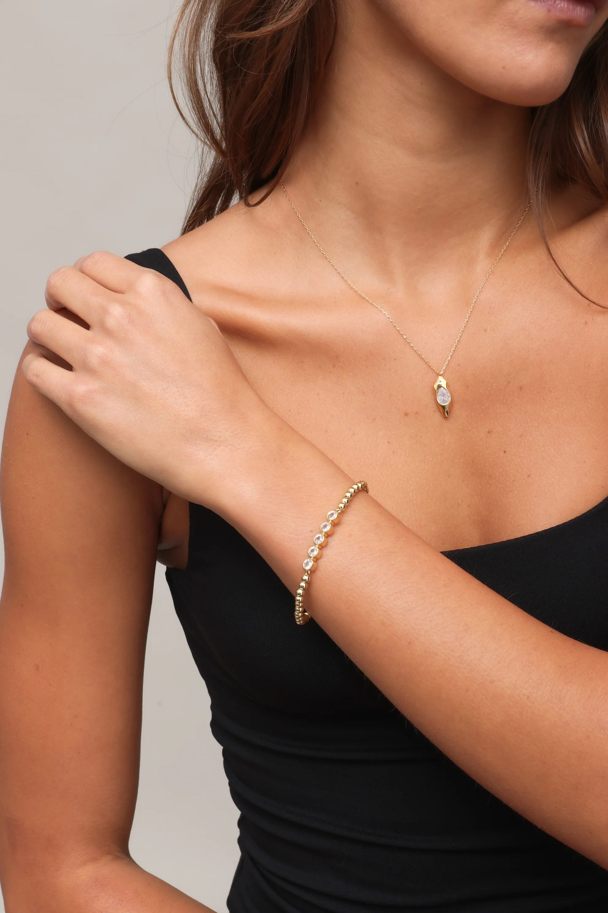 Adhara Ball Bezel Bracelet