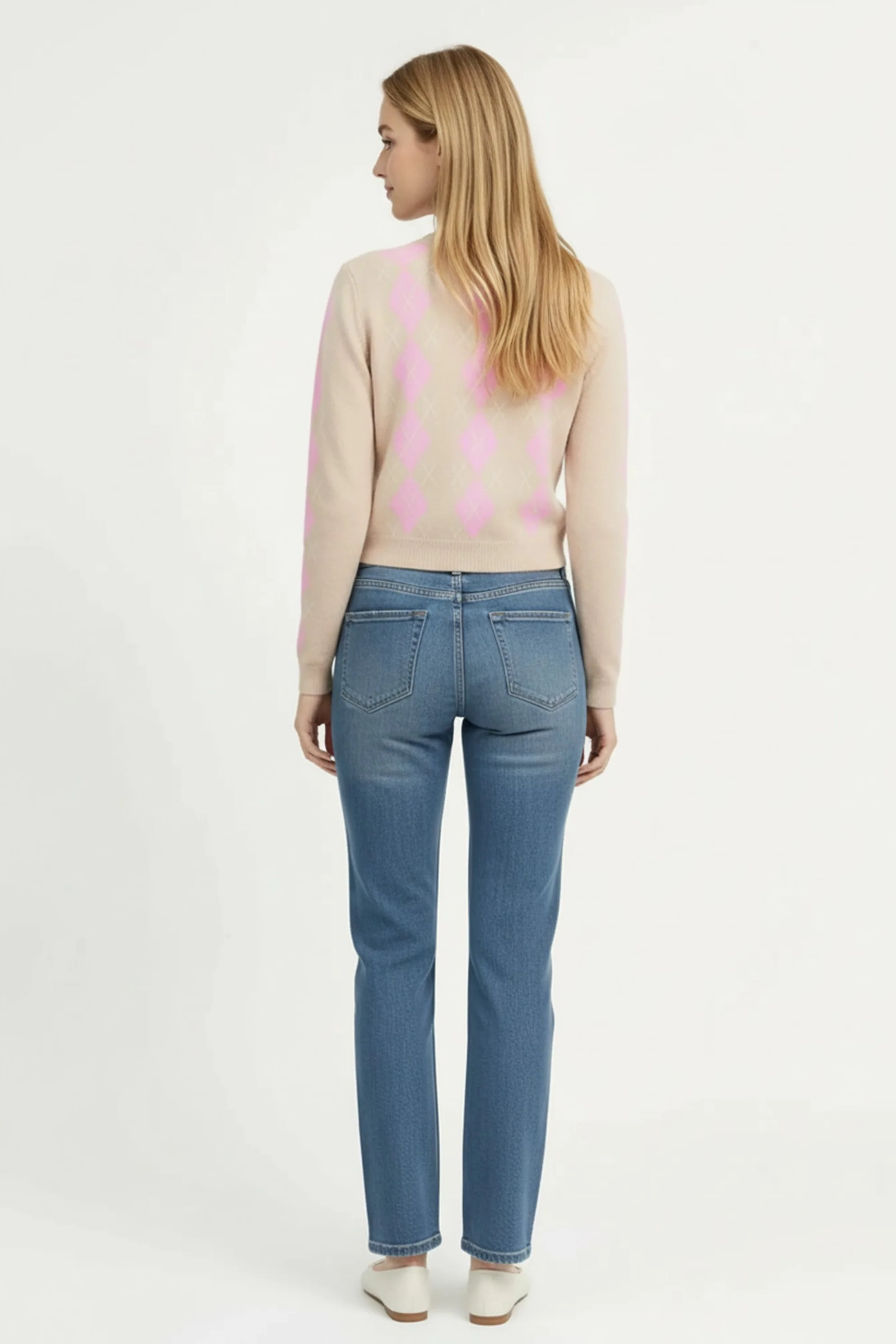 Ainsley Argyle Cardigan - Image 8