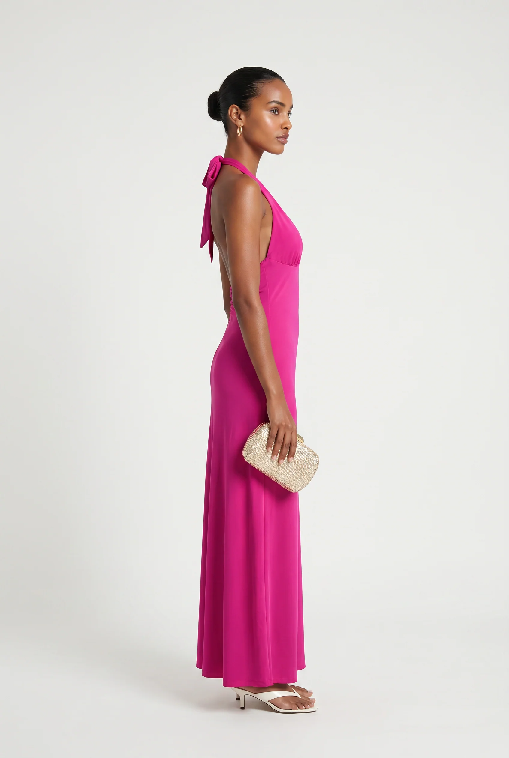Aria Halter Maxi Dress - Image 3
