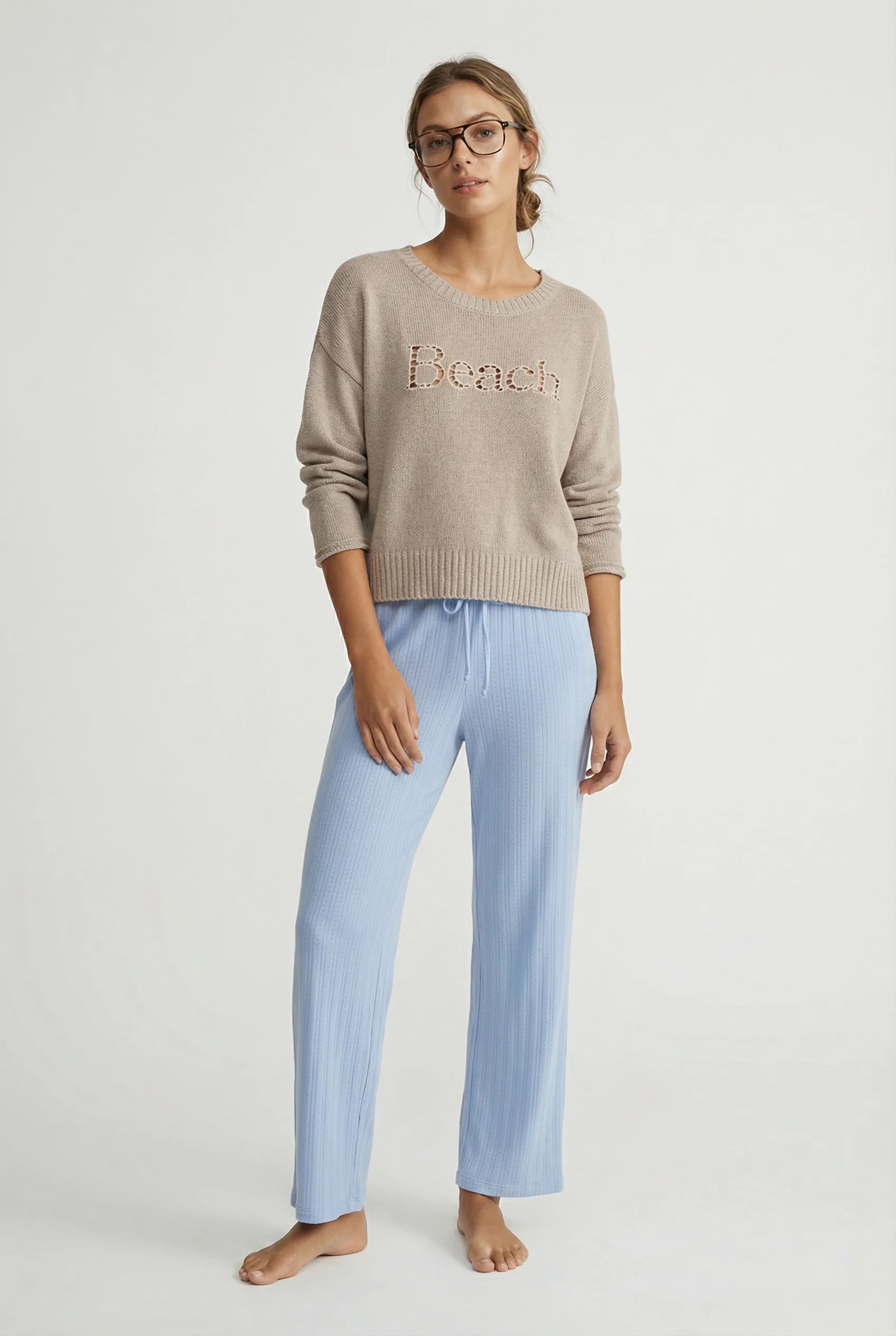 Beach Embroidered Sweater - Image 2