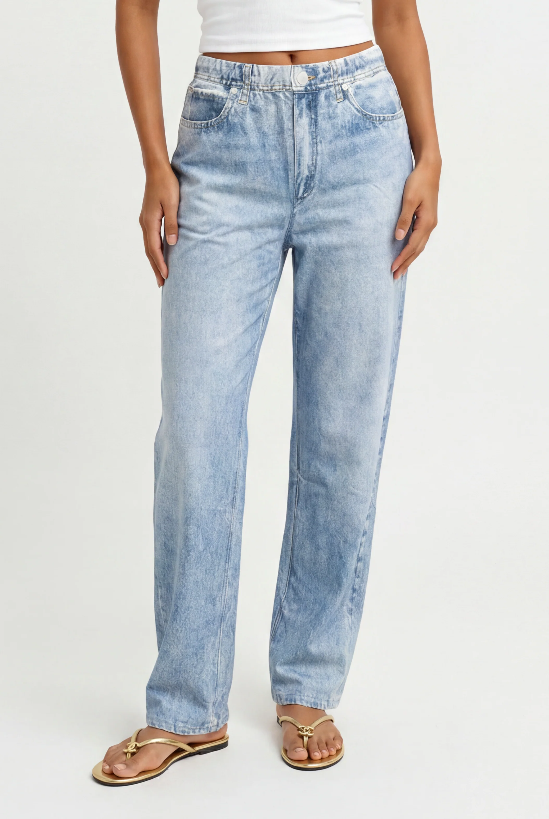 Brentwood Printed Denim Pant