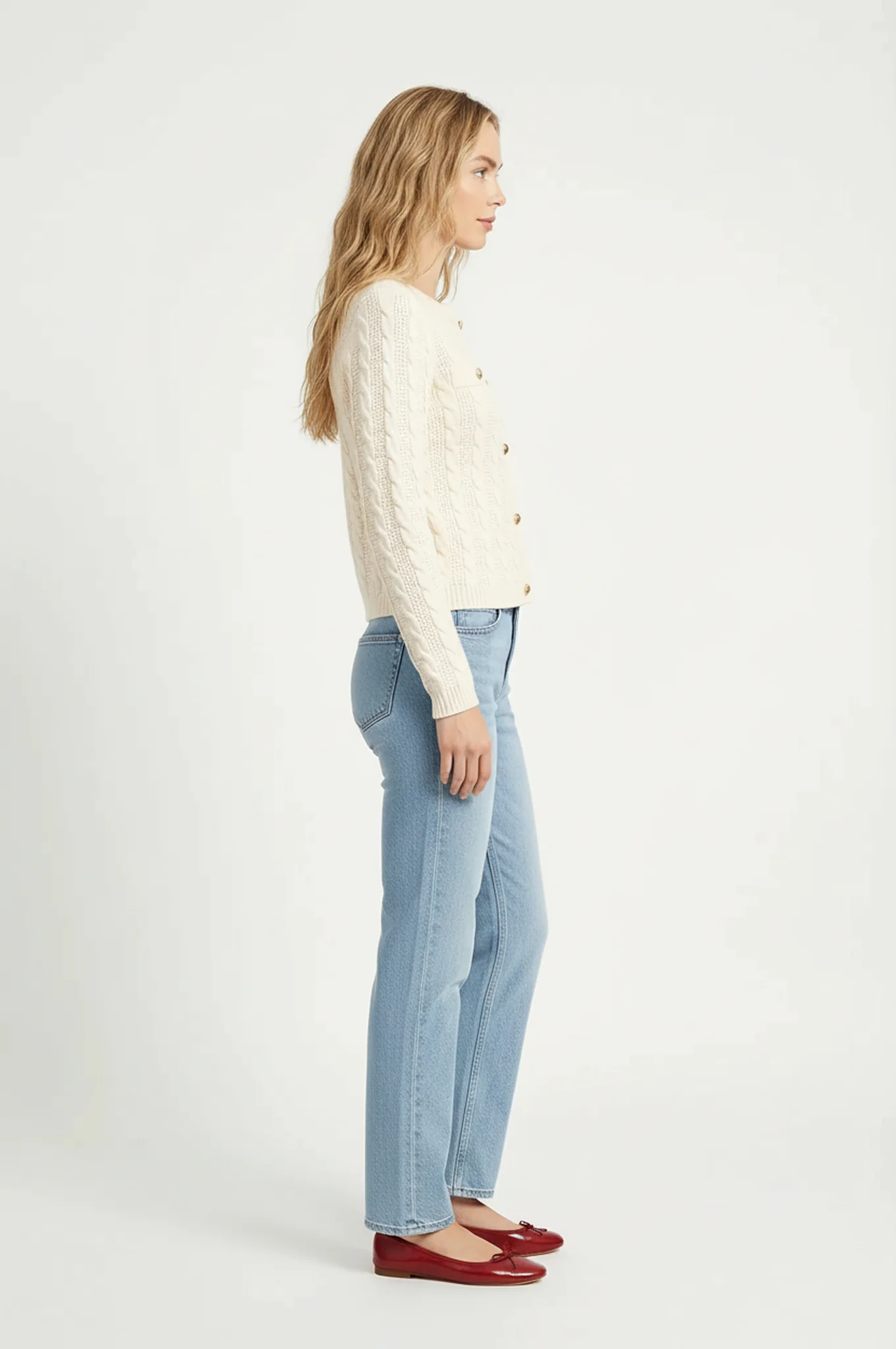 Cambridge Cableknit Cardi - Image 7