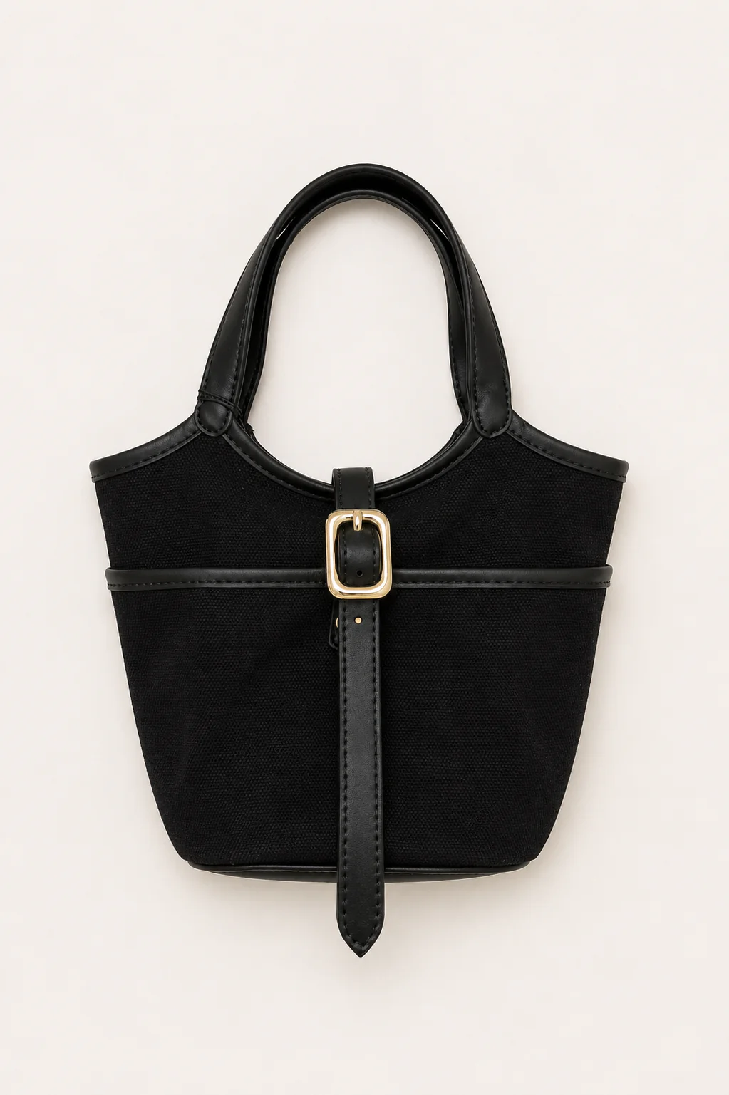 Canvas Mini Bucket Bag - Image 2