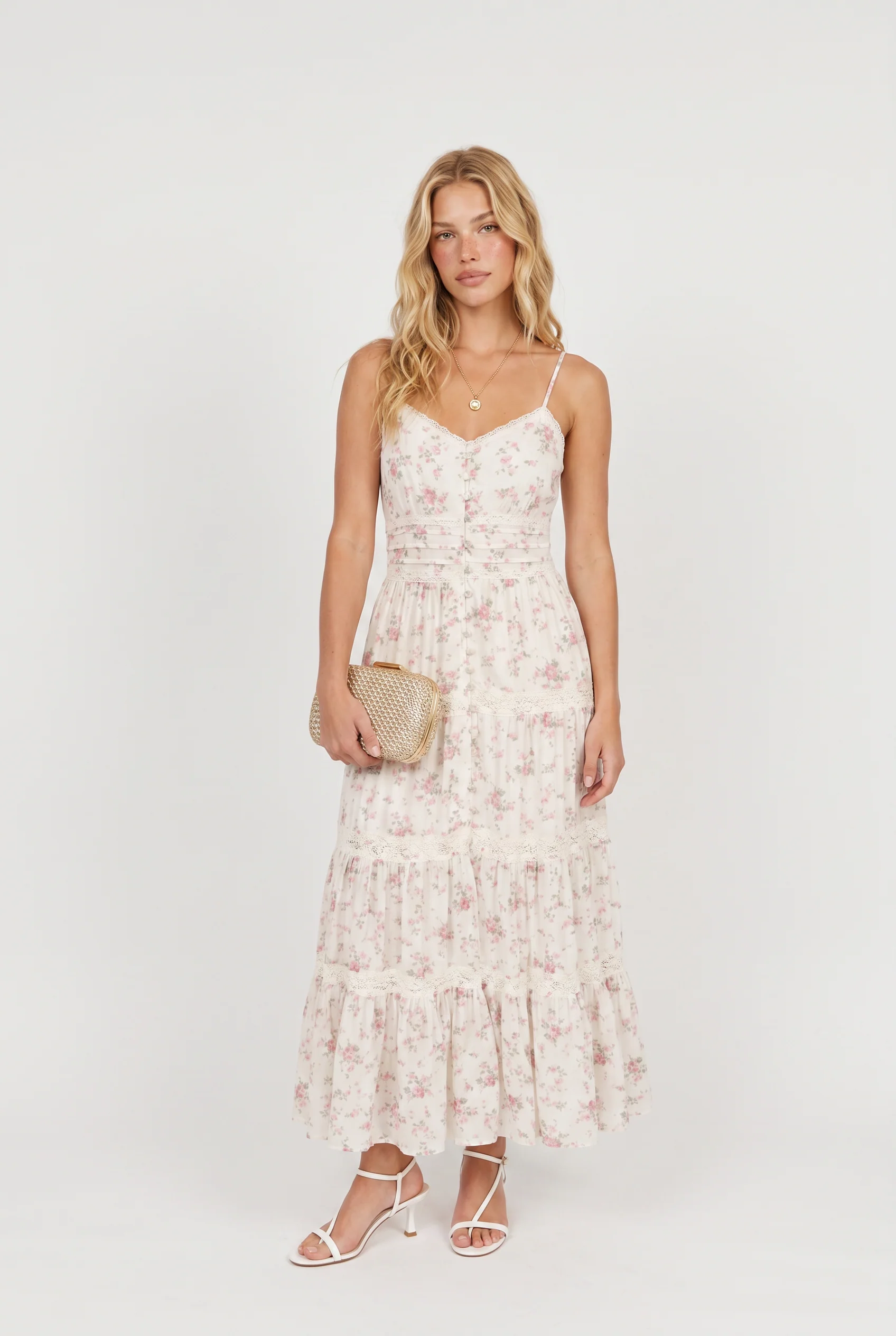 Carla Tiered Maxi Dress - Image 3