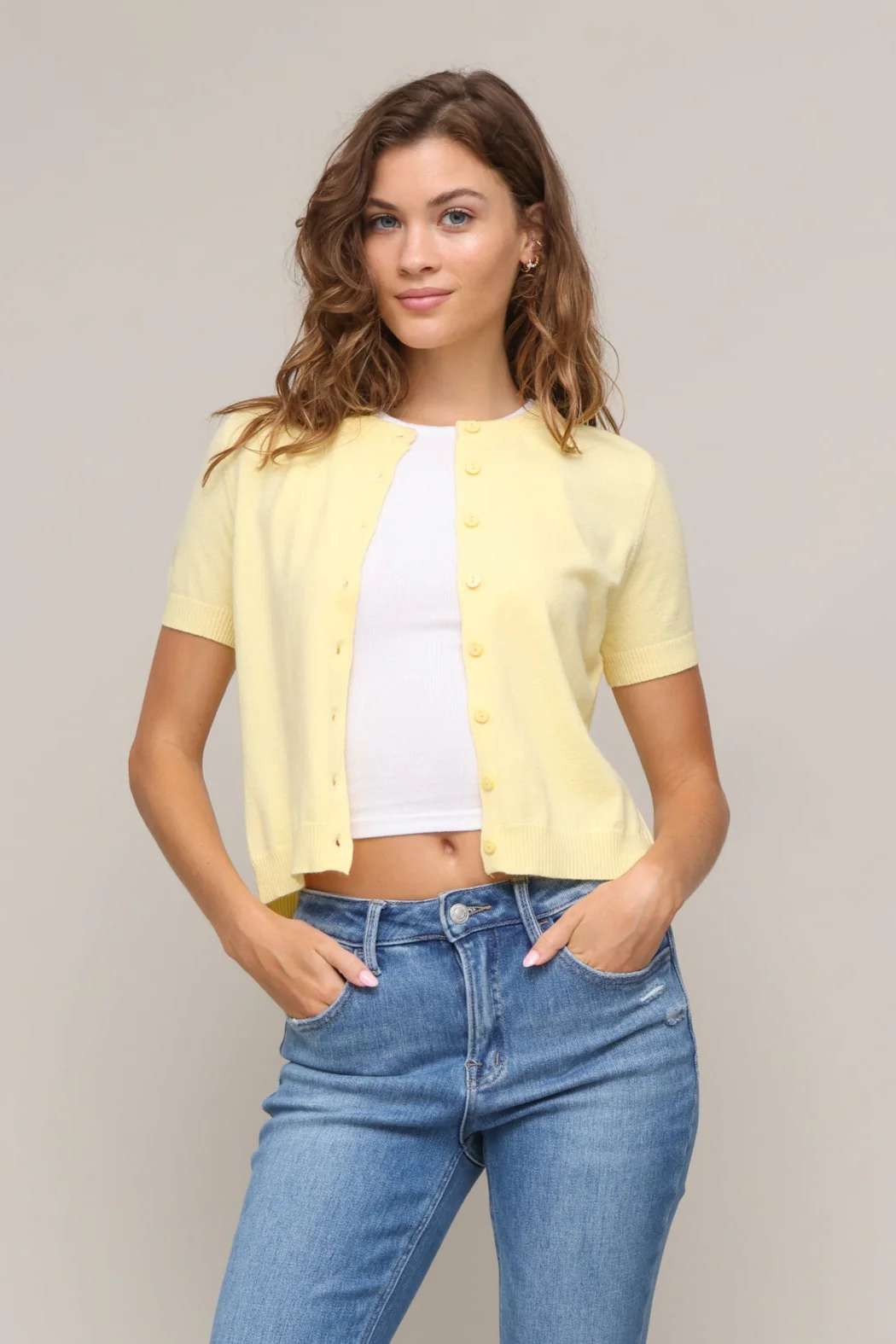 Chelsea Short Sleeve Cardigan - Image 21