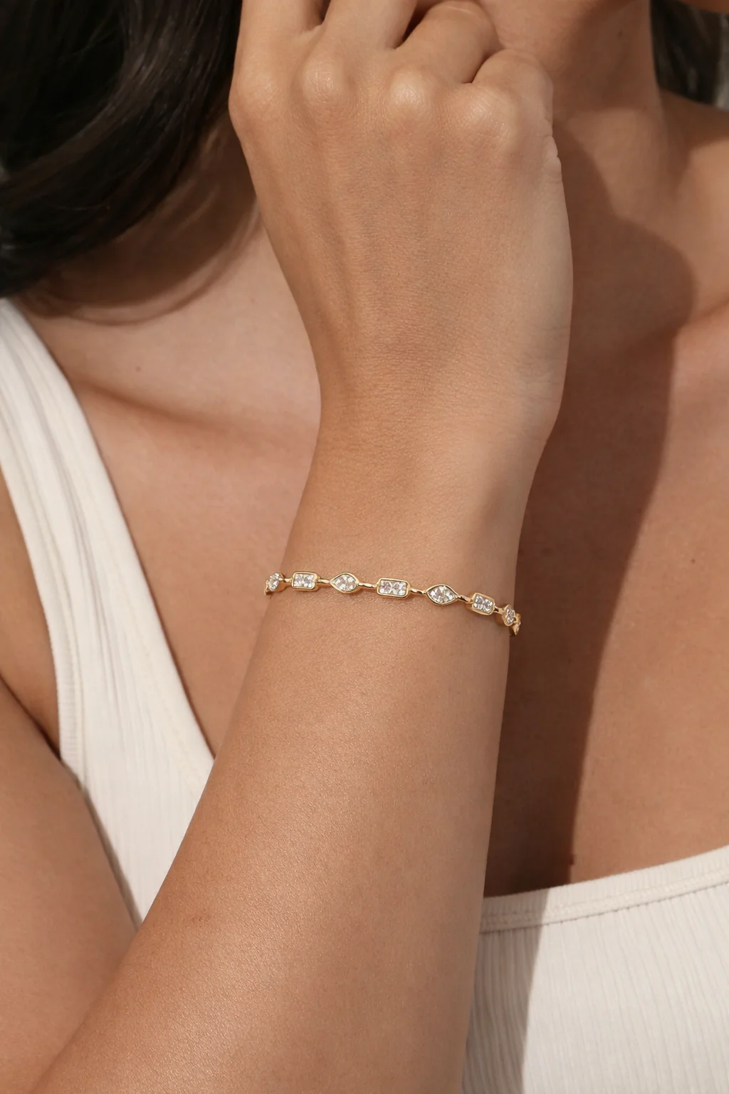 Clover Multi Bezel Bracelet