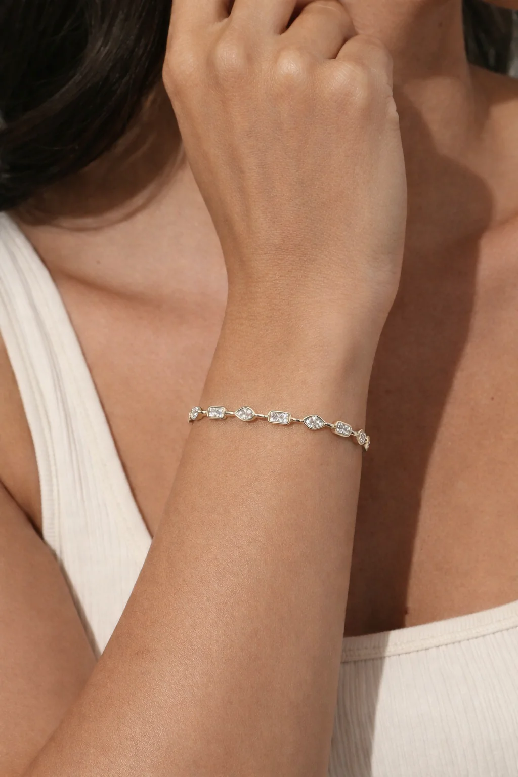Clover Multi Bezel Bracelet - Image 2