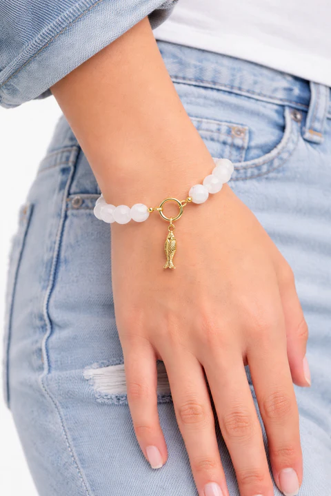 Francine Beaded Fish Bracelet - Image 3