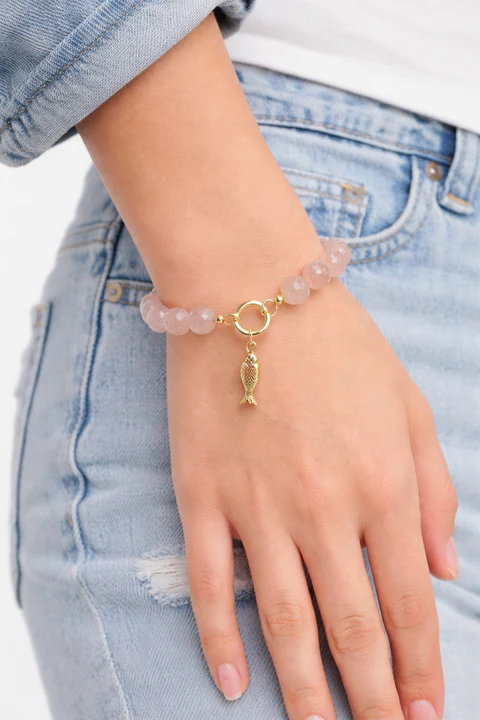 Francine Beaded Fish Bracelet - Image 4