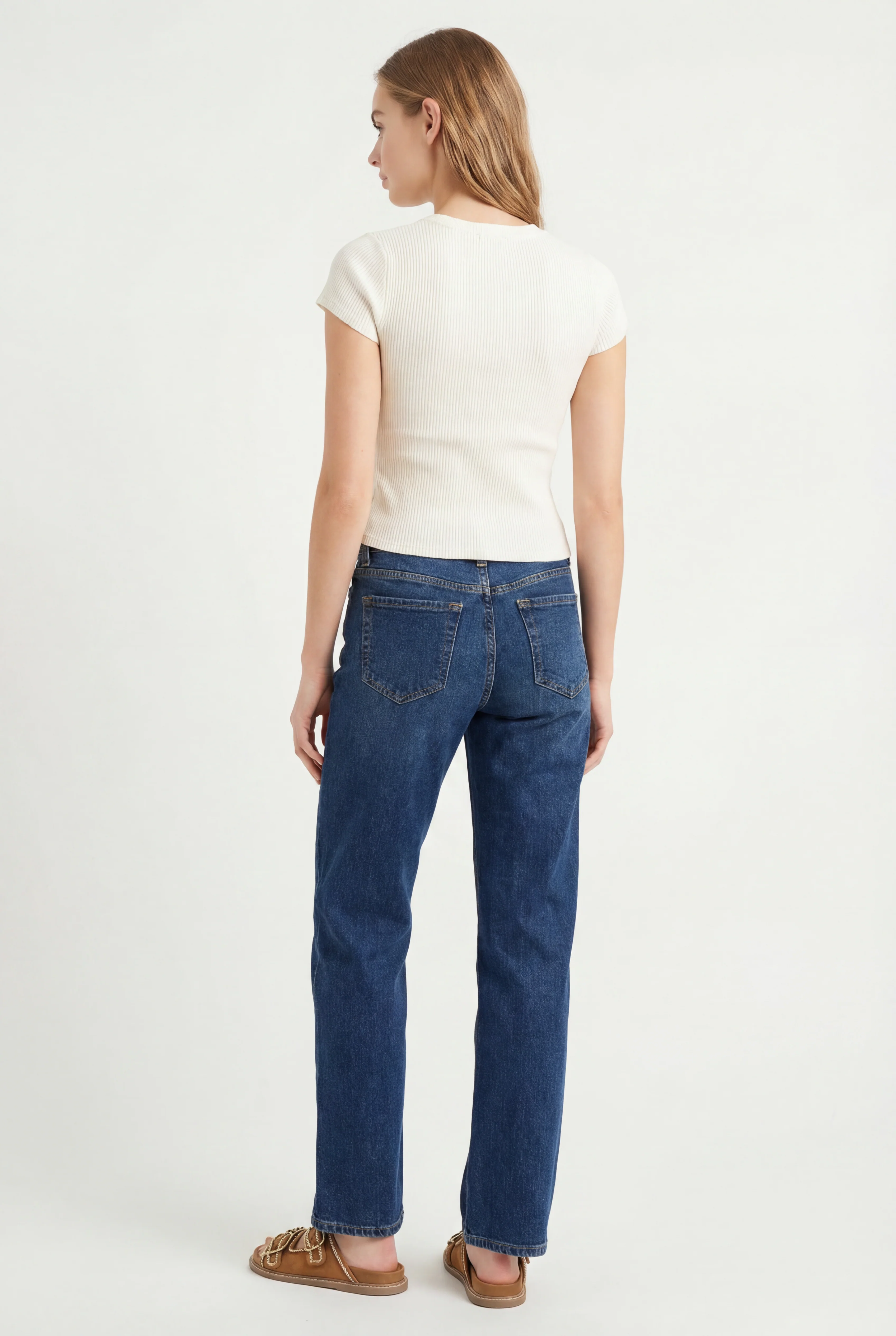 Gabby Sweater Rib Short Sleeve - Image 4