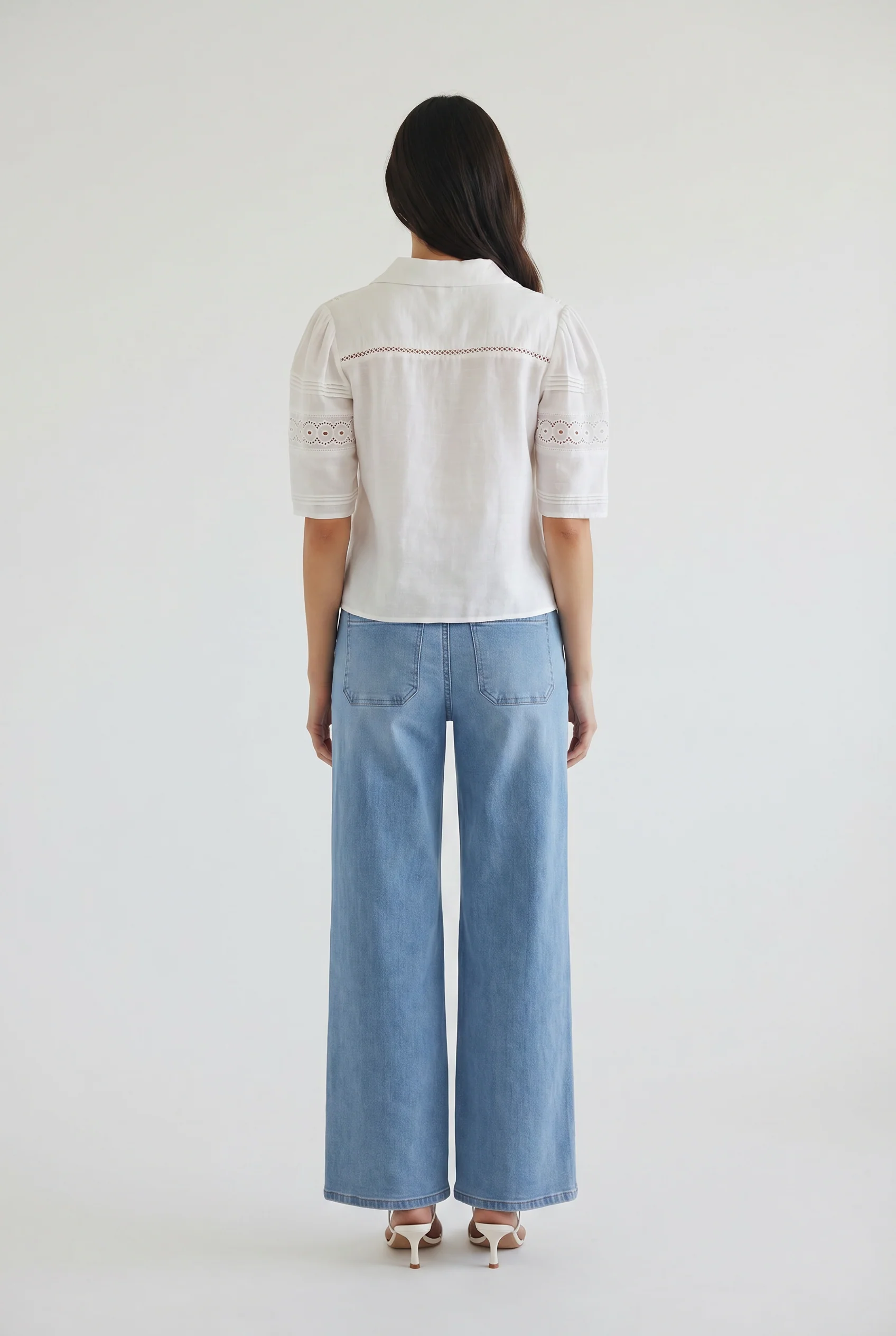 High Rise Wide Leg Drawstring - Image 4