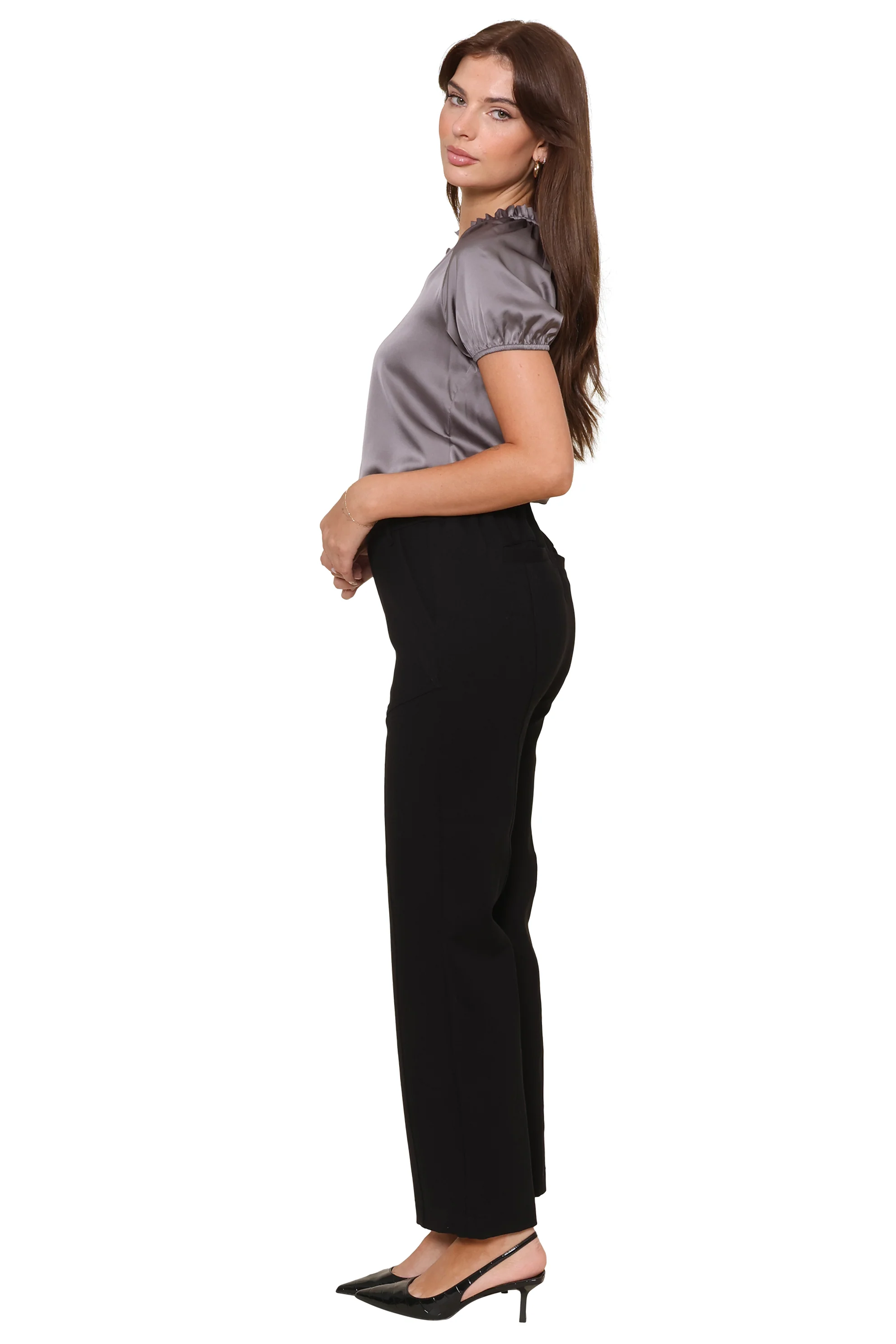 Jenn Button Down Short Sleeve Top - Image 7