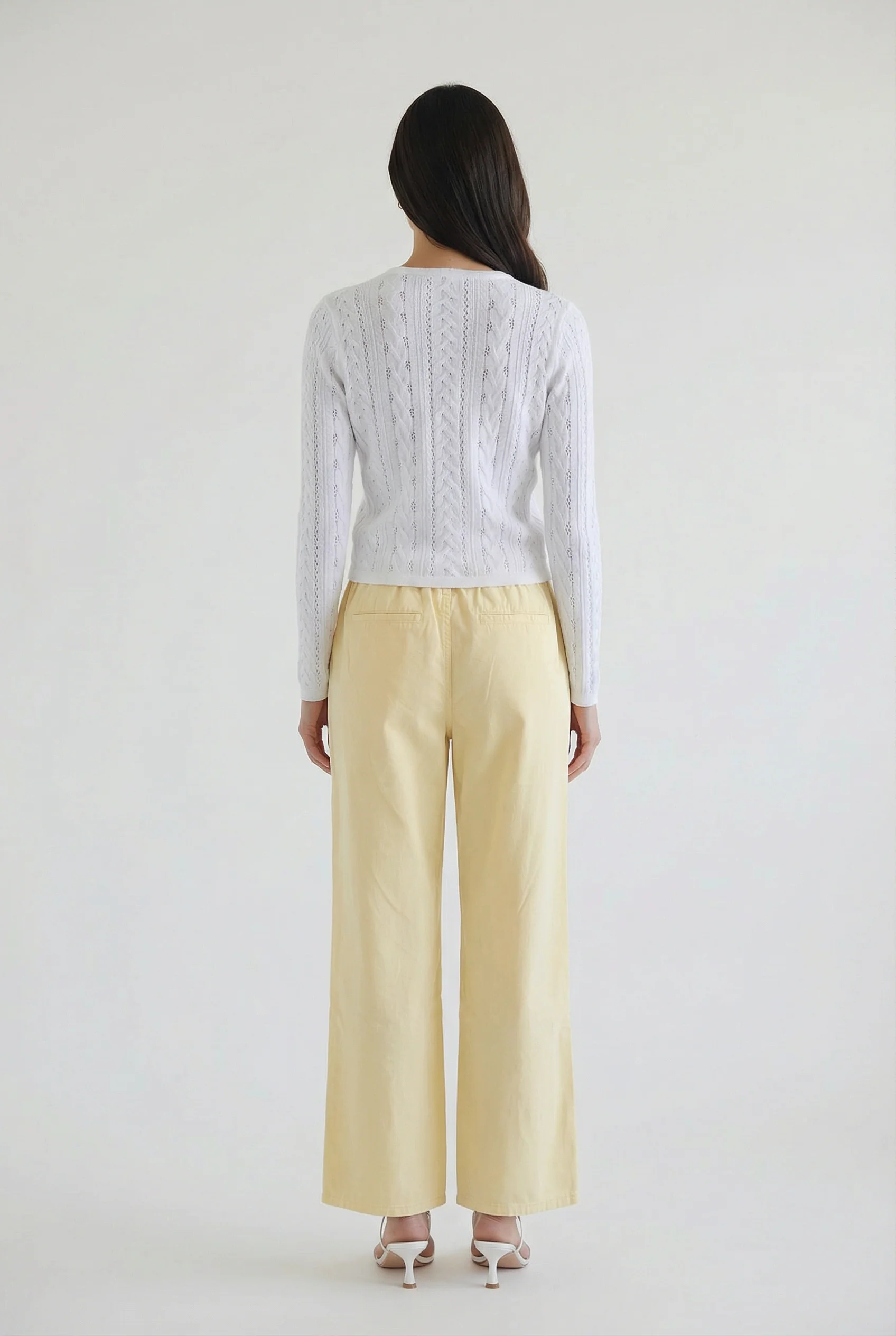 Katie Pointelle Cardigan - Image 4