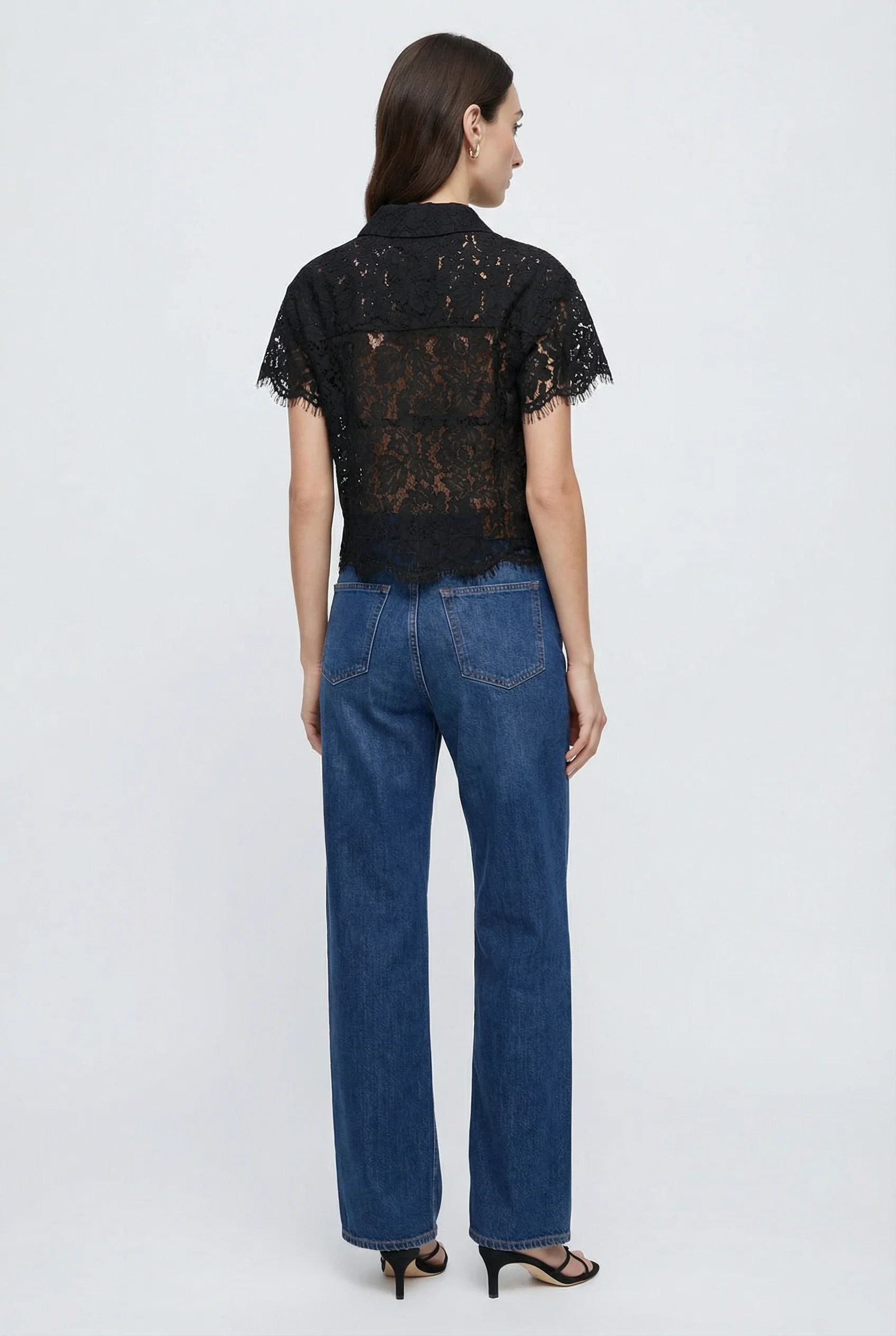 Lizzie Lace Short Sleeve Top - Image 12
