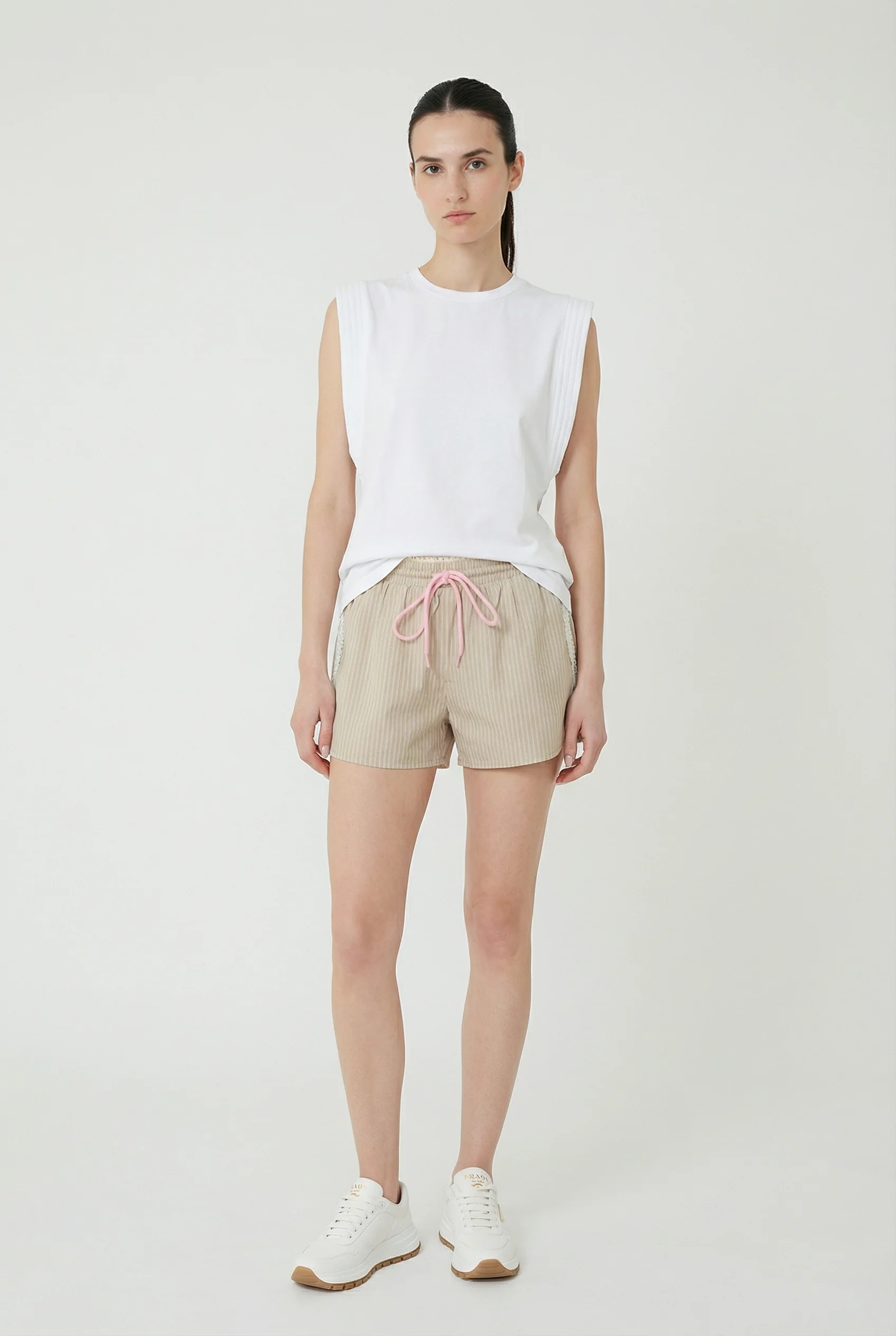 Lanai Pie Stripe Shorts - Image 2