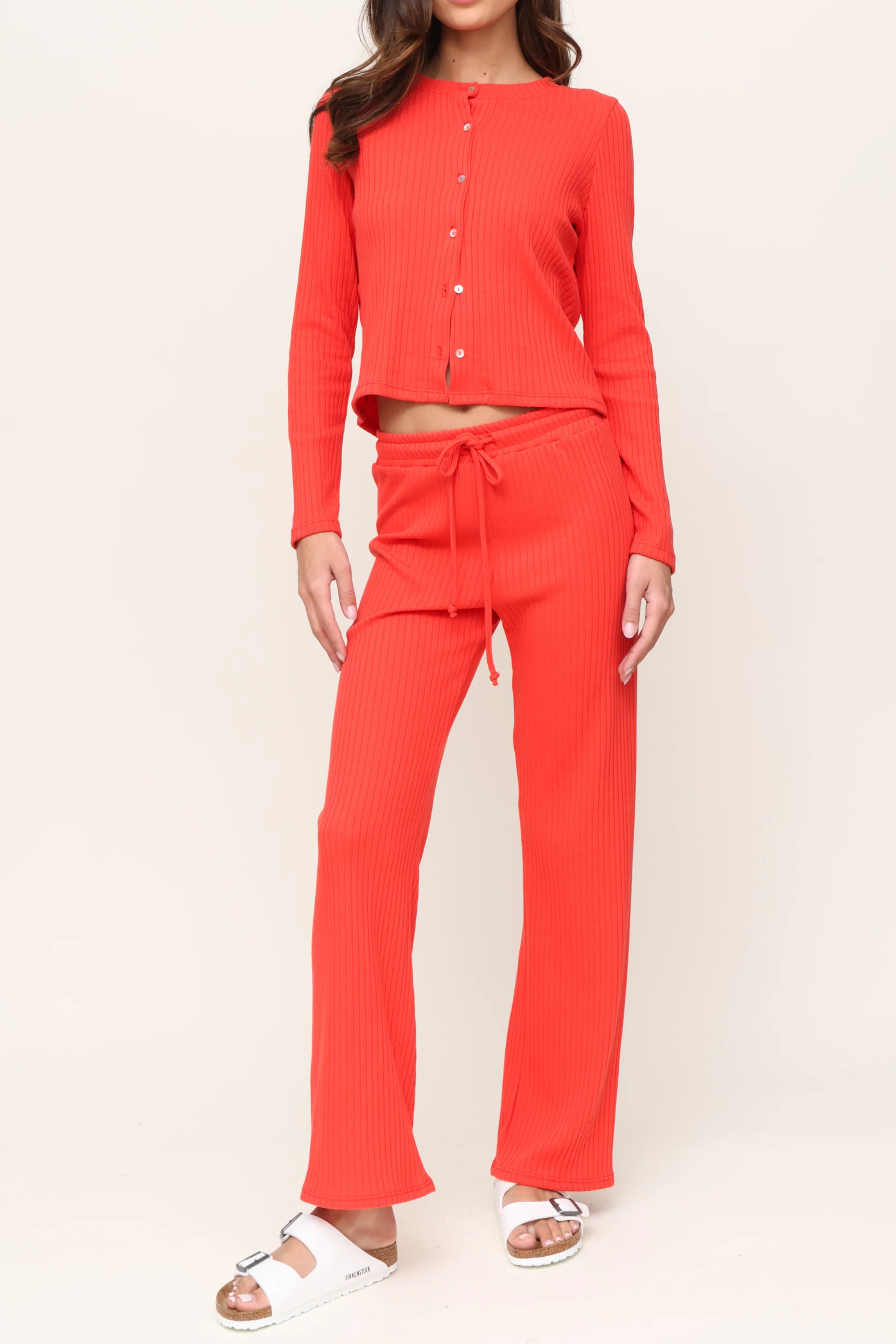 Lazy Day Rib Wide Leg Pant - Image 10