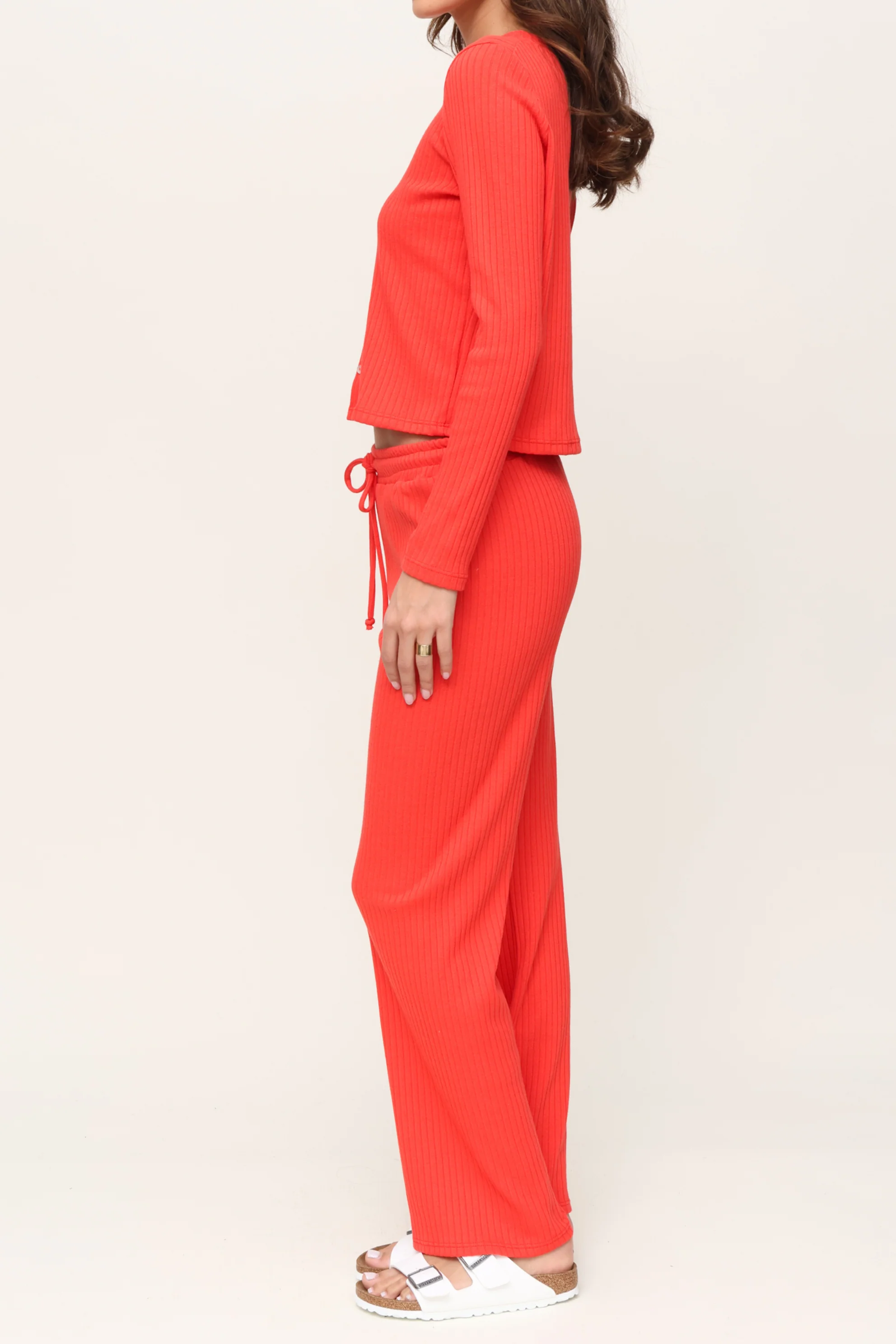 Lazy Day Rib Wide Leg Pant - Image 11