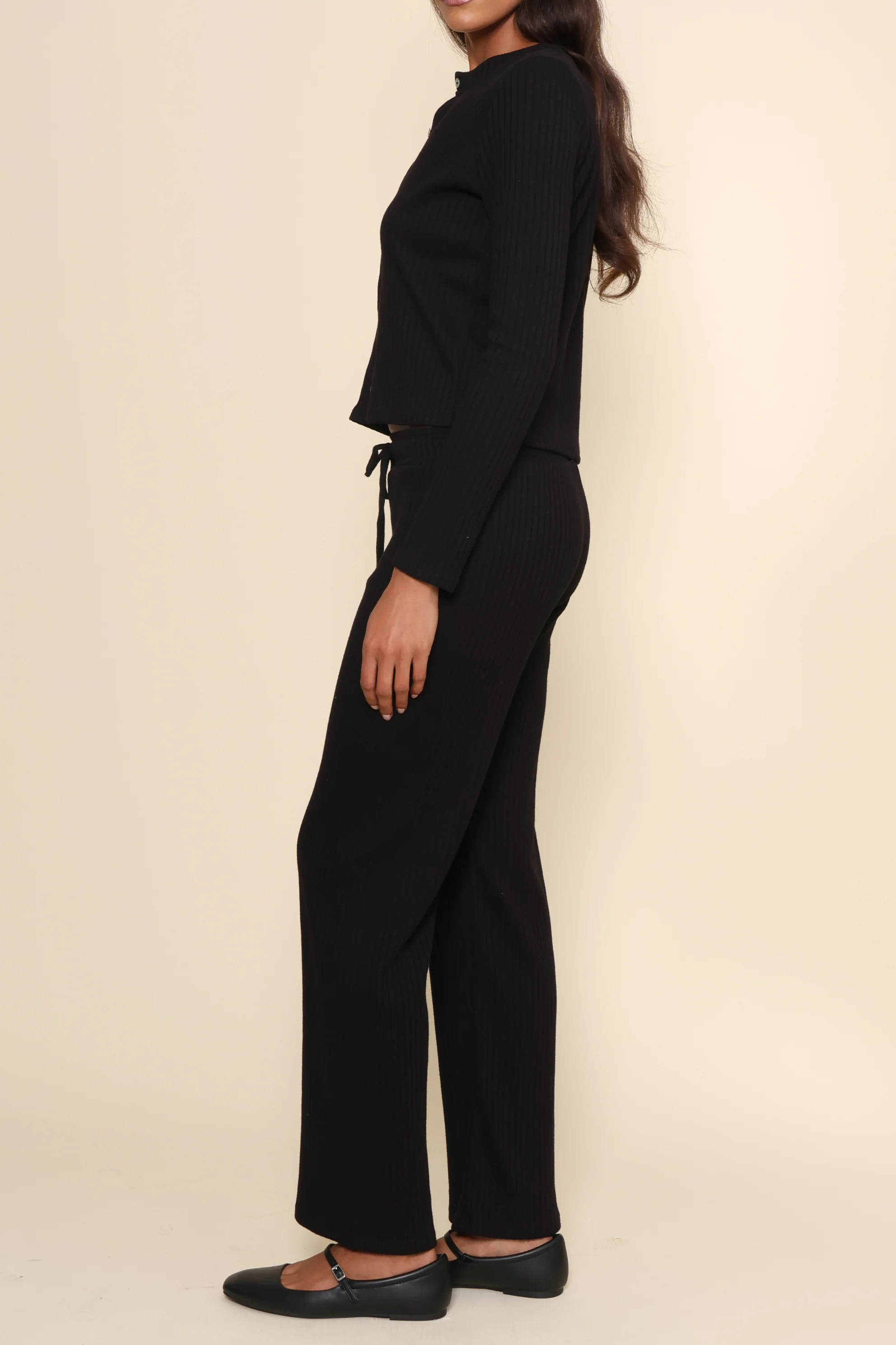 Lazy Day Rib Wide Leg Pant - Image 3