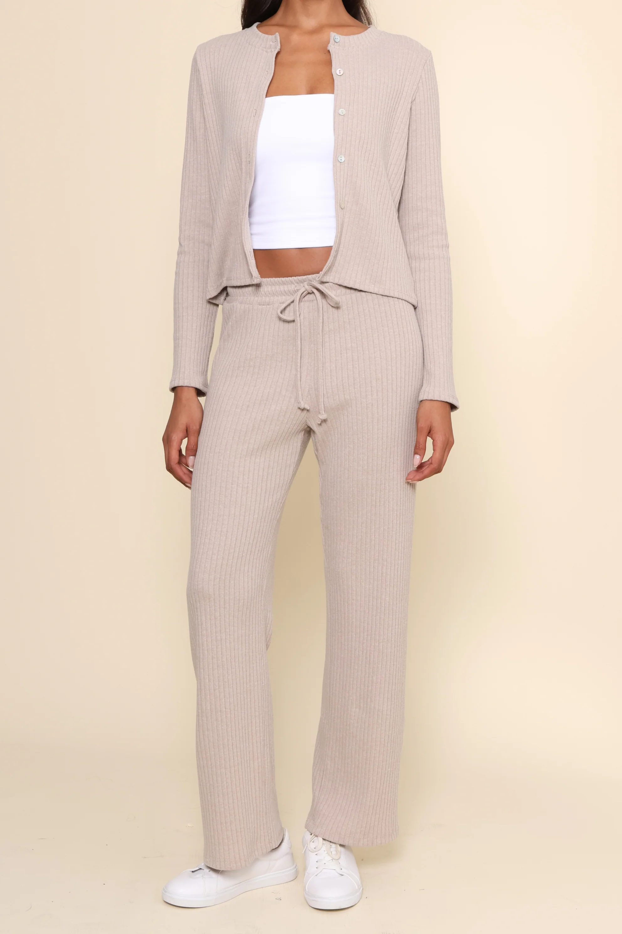 Lazy Day Rib Wide Leg Pant - Image 6