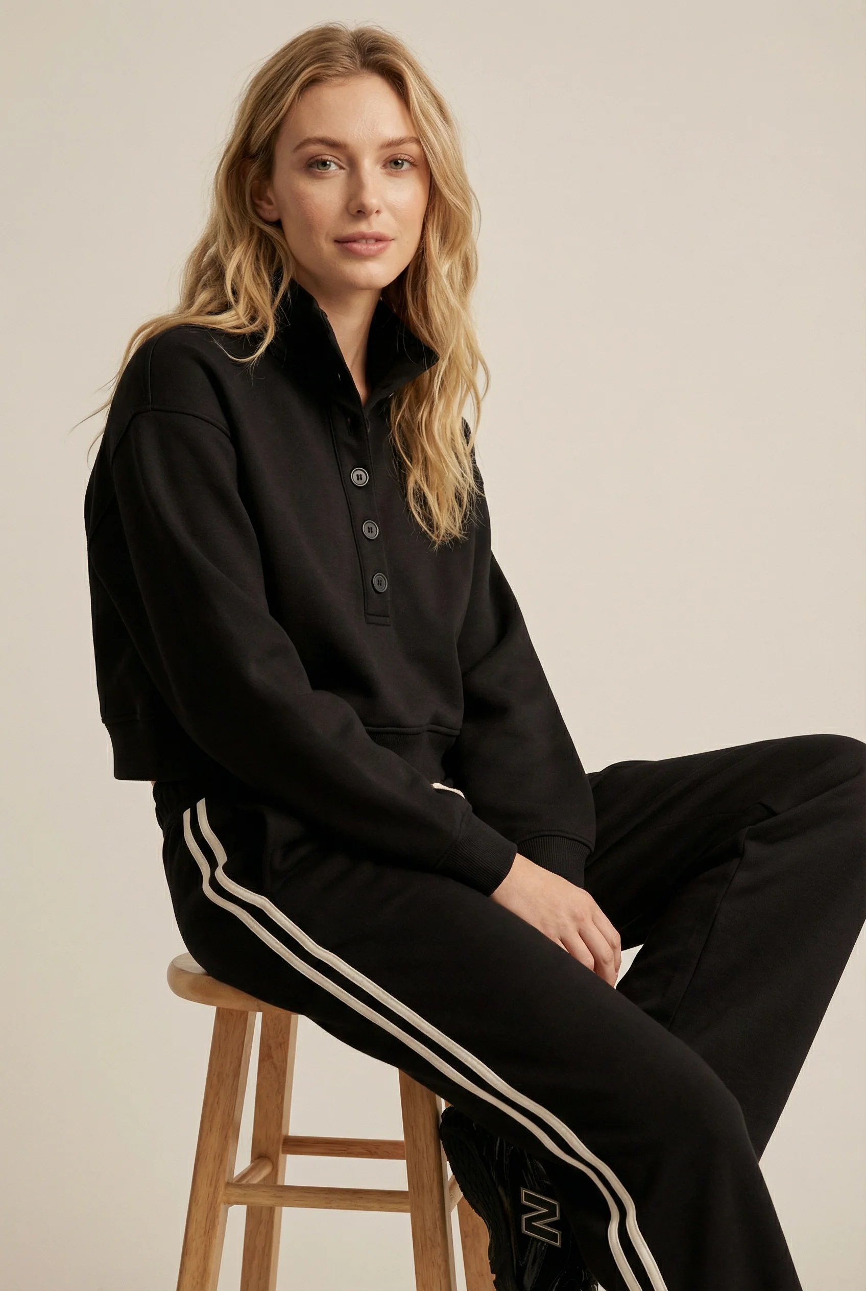 Line Up Button Henley Sweatshirt - Image 13