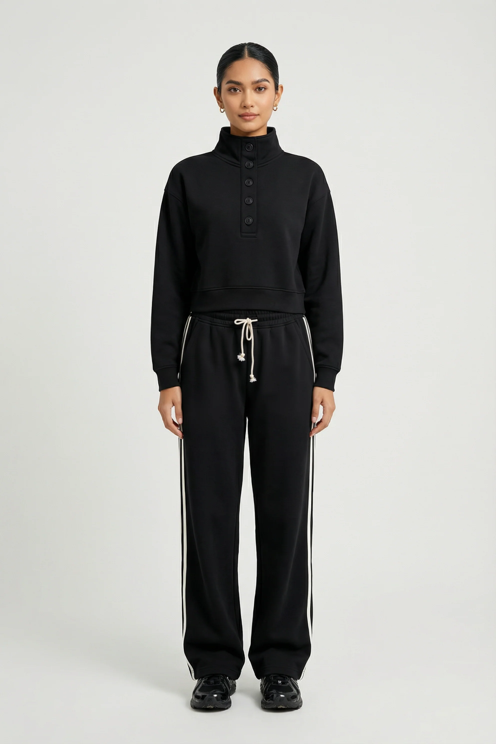 Line Up Button Henley Sweatshirt - Image 15