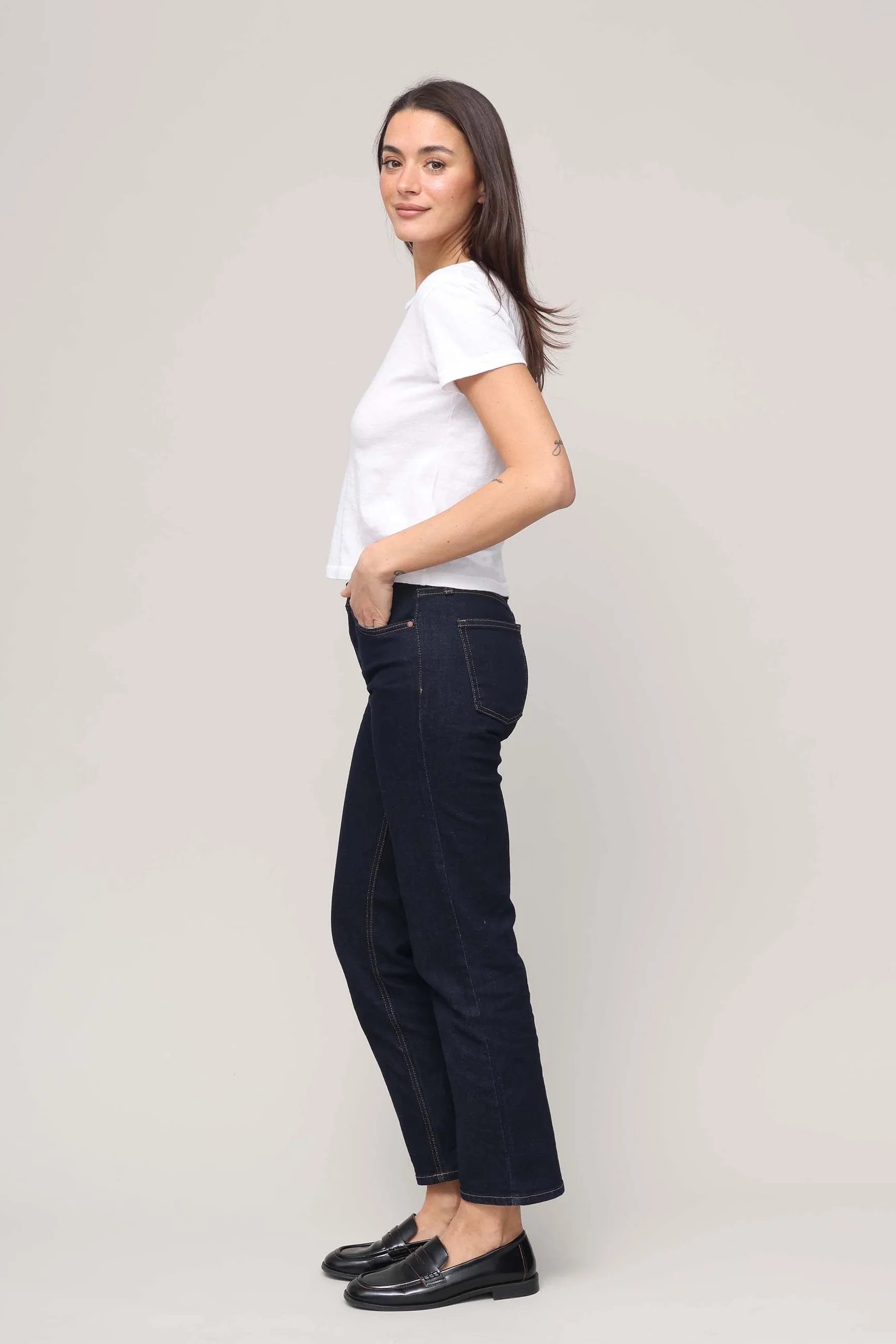 Lisa Recycled Cotton Crew Tee - Image 3
