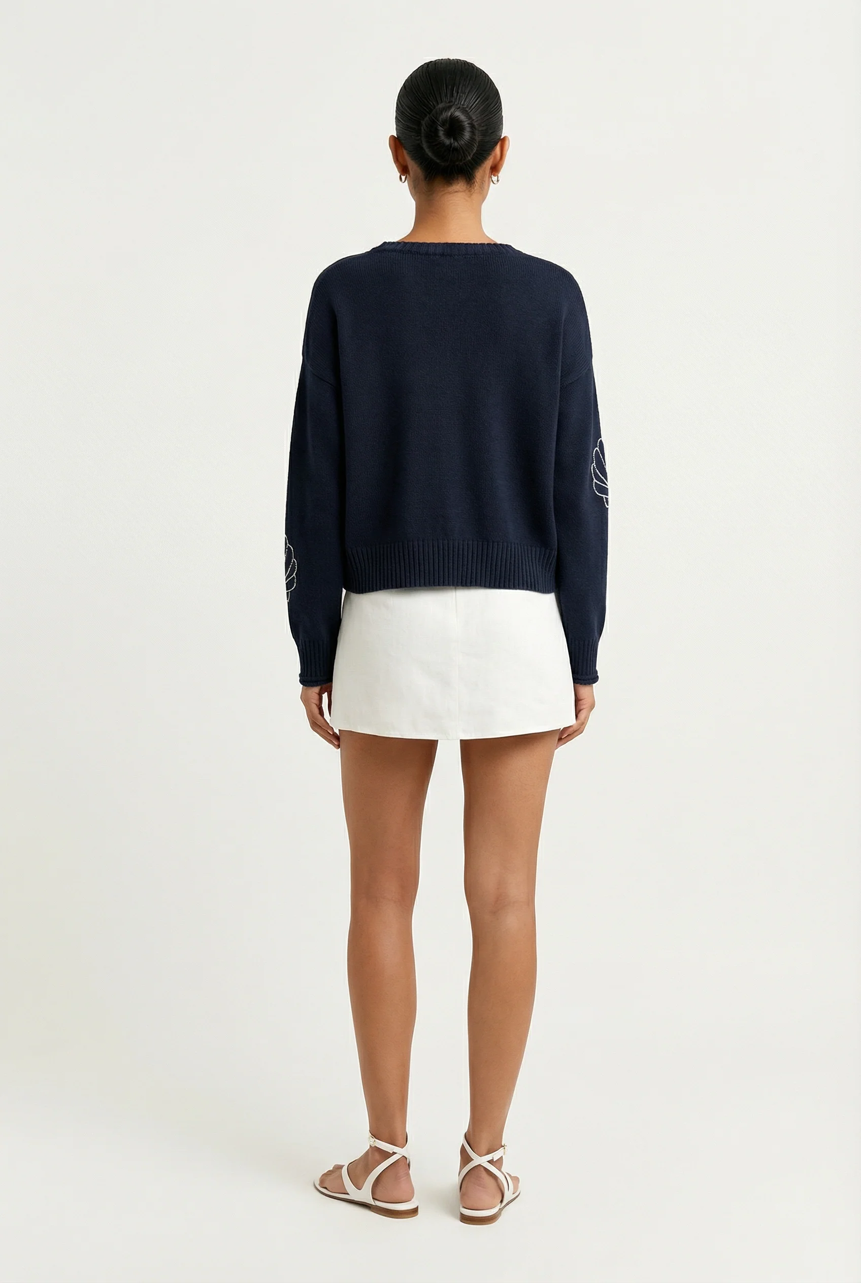 Lorna Linen Mini Skirt - Image 4