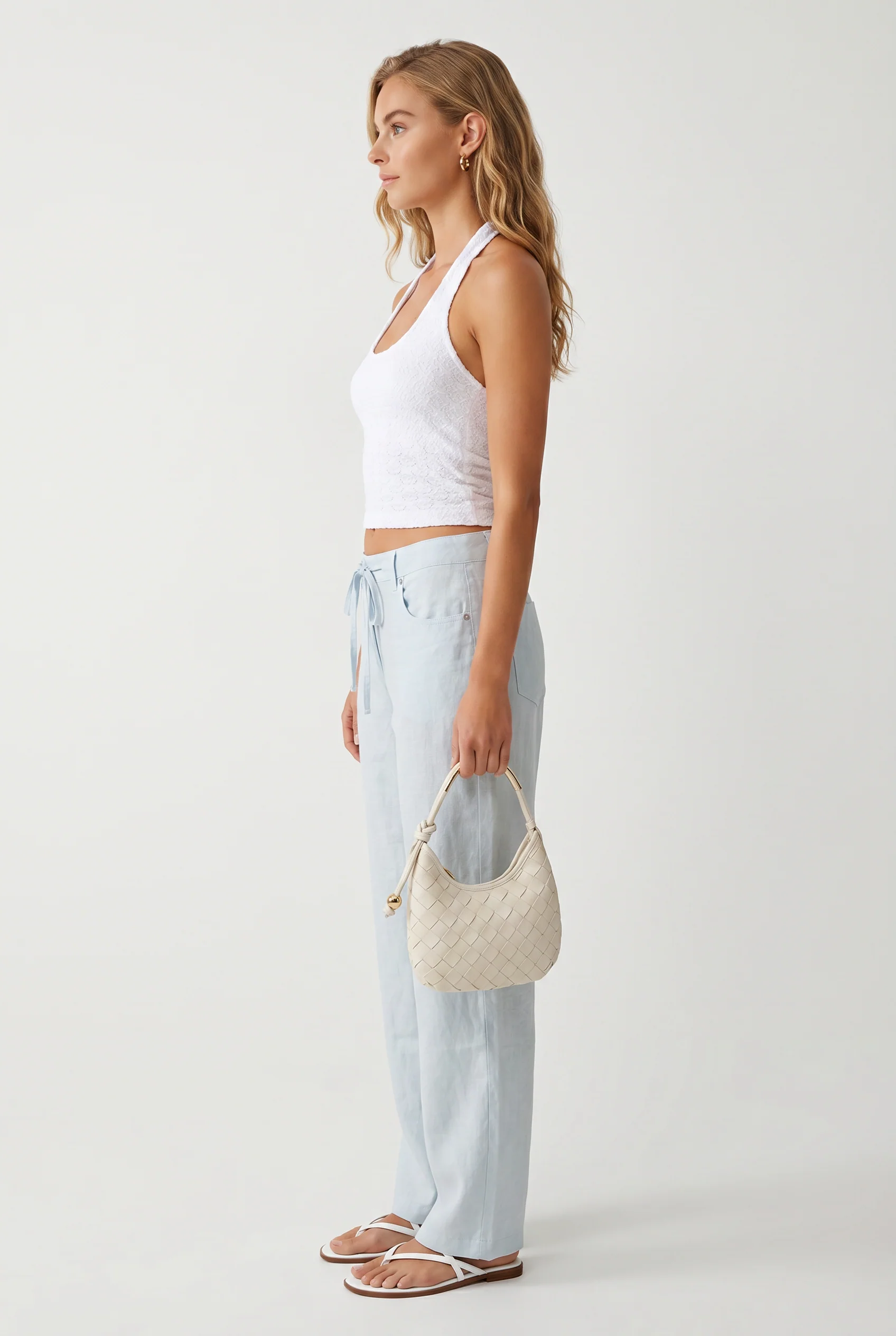 Luna Lace Halter Neck Tank - Image 7
