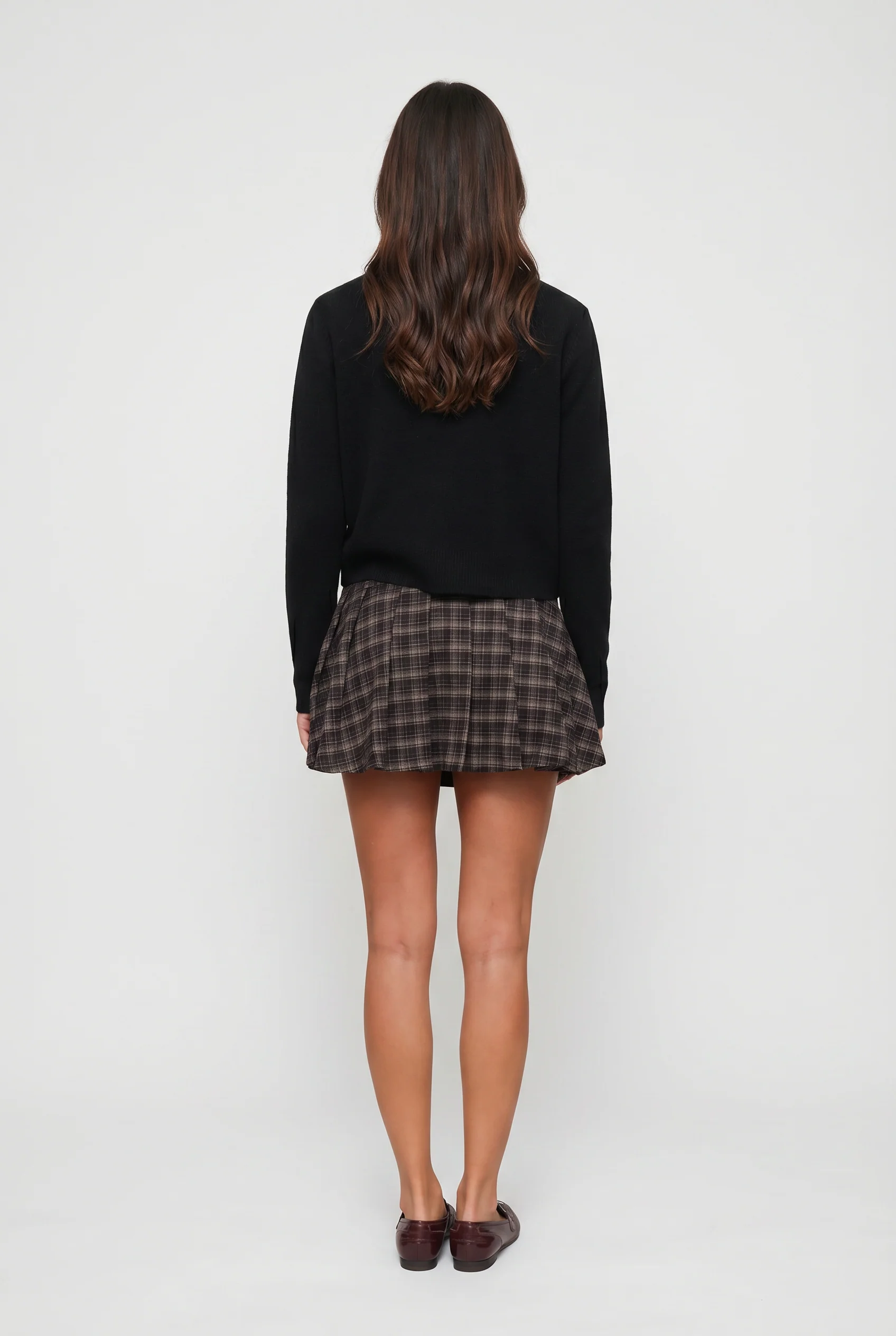 Madison Plaid Mini Skirt - Image 4
