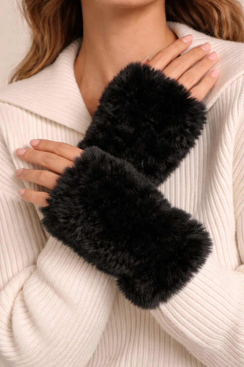 Mandy Faux Fingerless Glove - Image 3