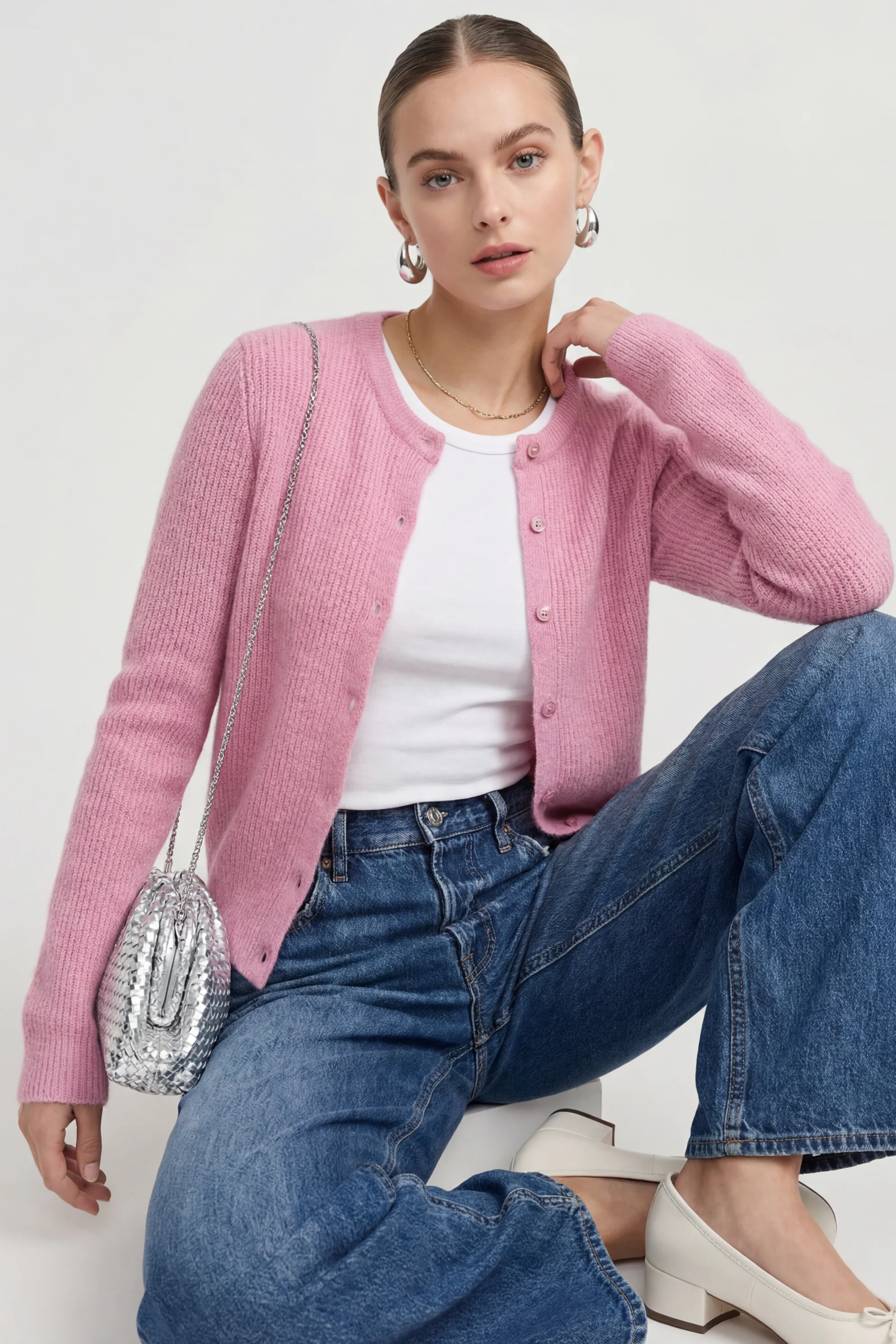 Medina Rib Cardigan - Image 11