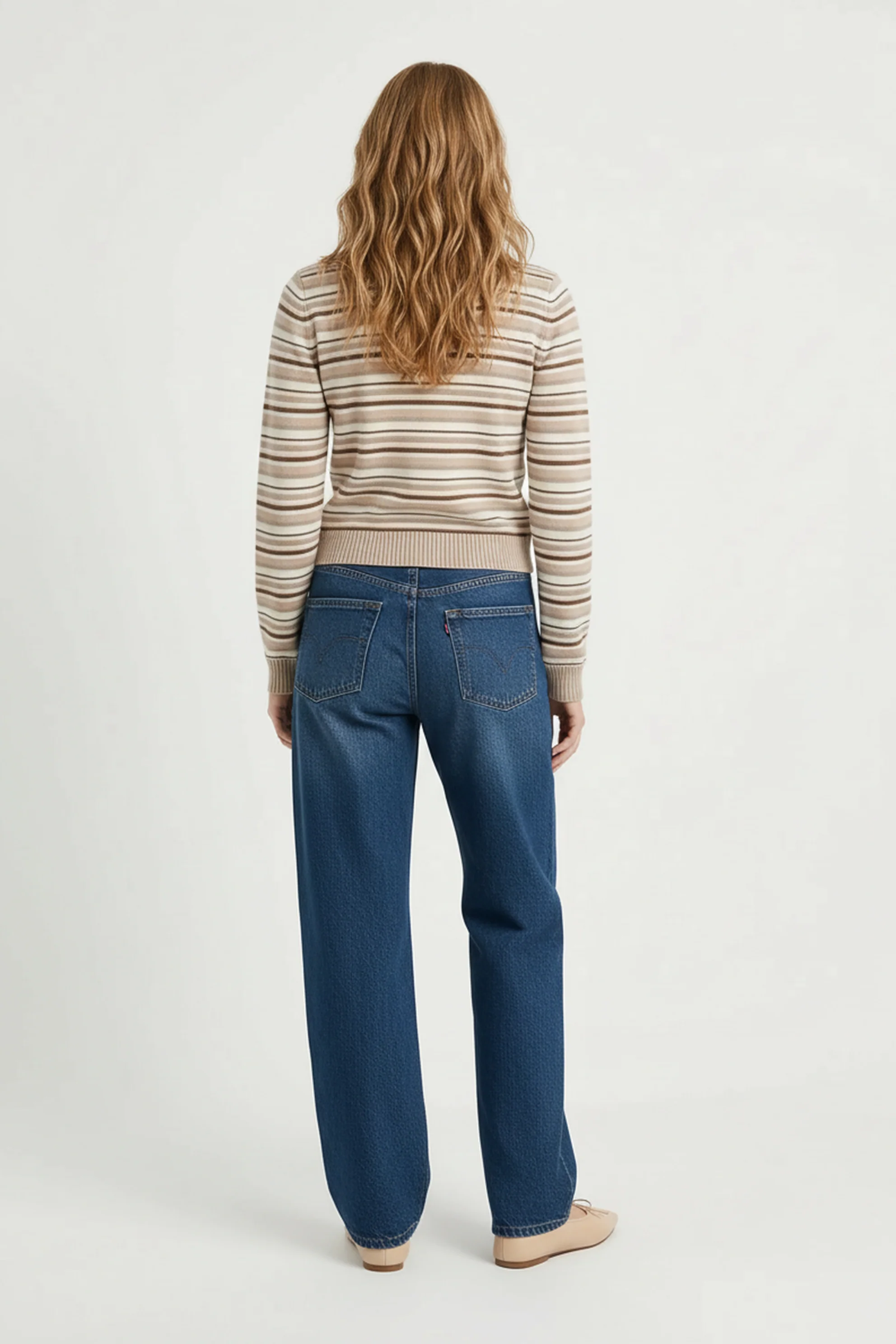 Meli Striped Crew Neck Sweater - Image 4