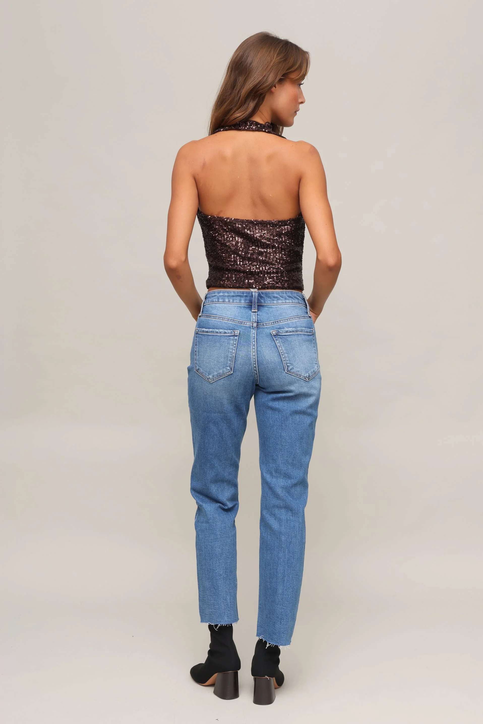 Mid Rise Ankle Straight - Image 4