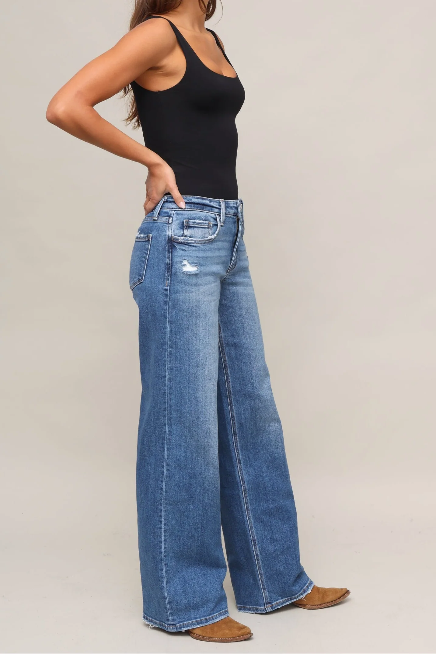 Mid Rise Wide Leg - Image 3