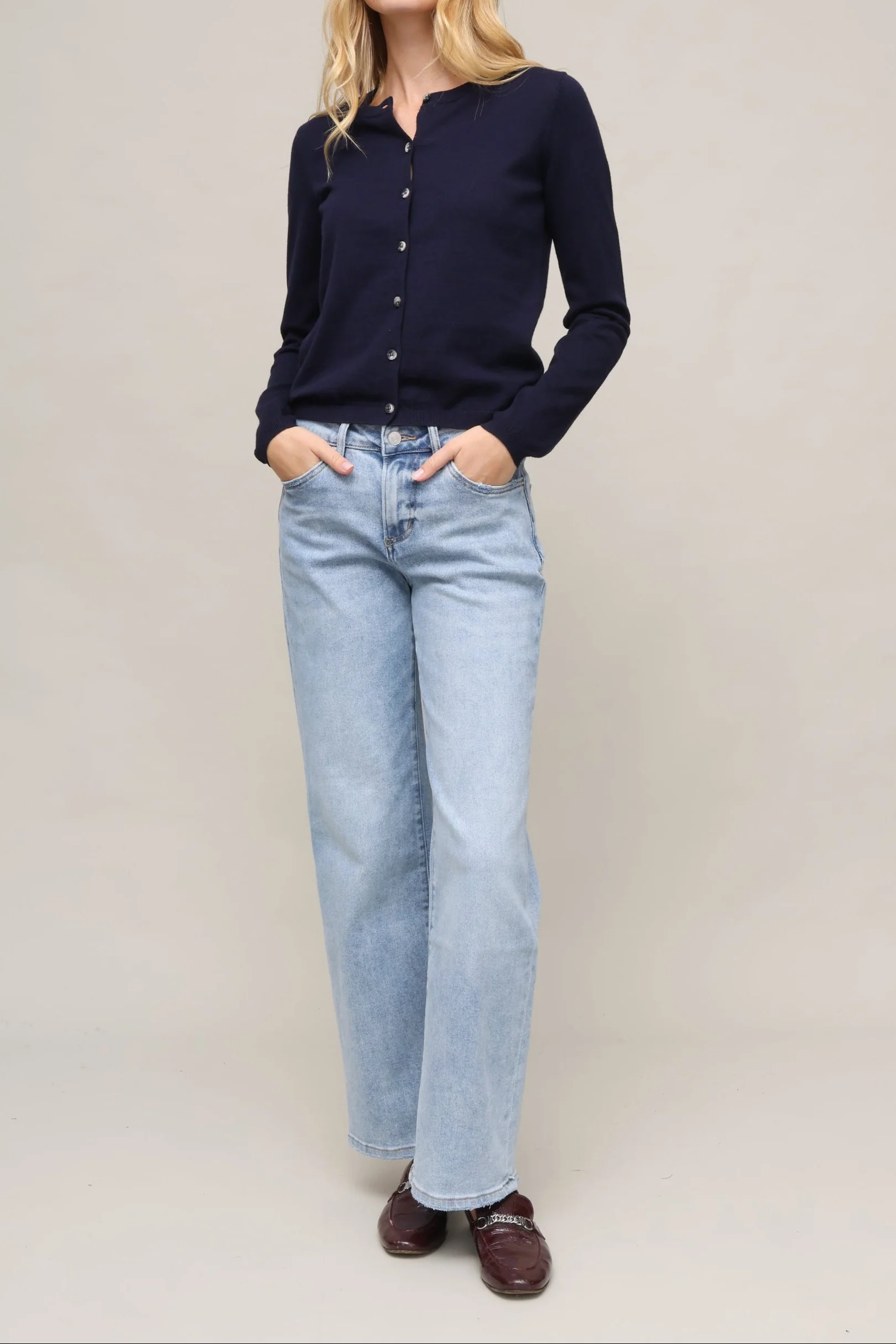 Moira Cotton Cashmere Cardigan - Image 4