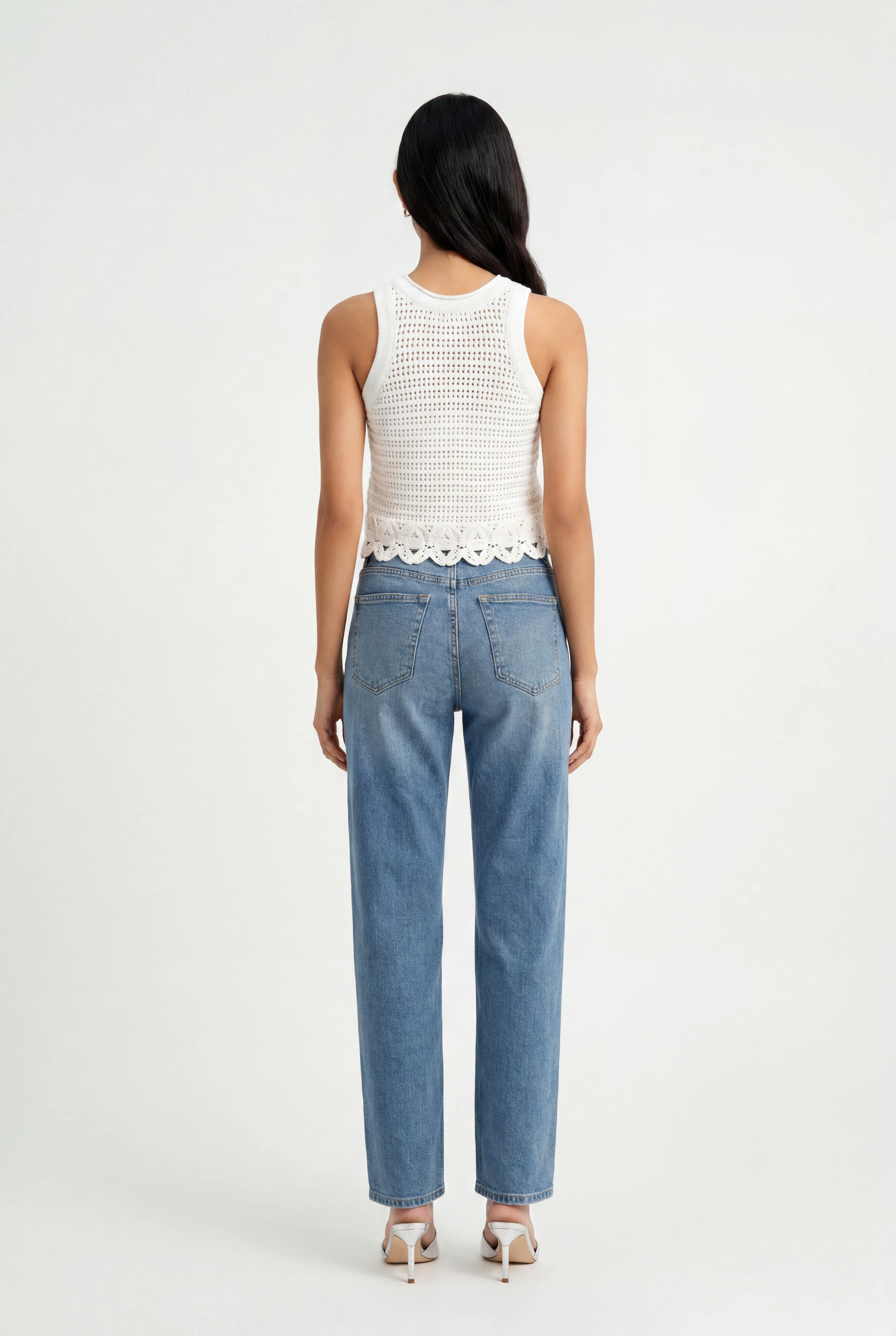 Nicole Open Stitch Sweatertank - Image 4