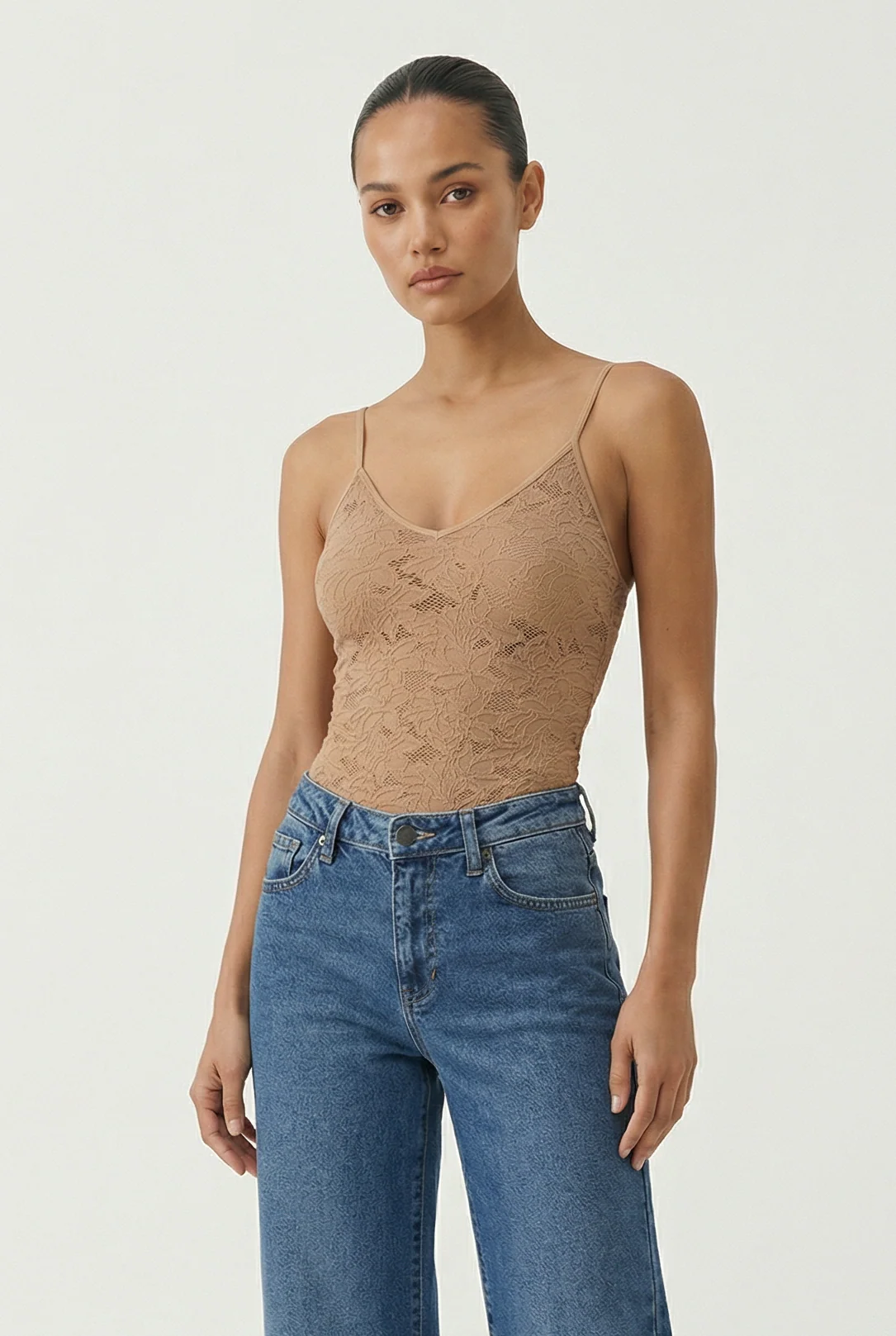Noir Lace Bodysuit - Image 5