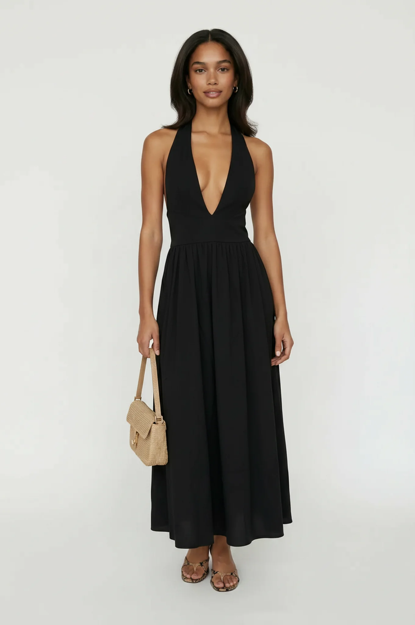 Nola Halter Maxi Dress - Image 2