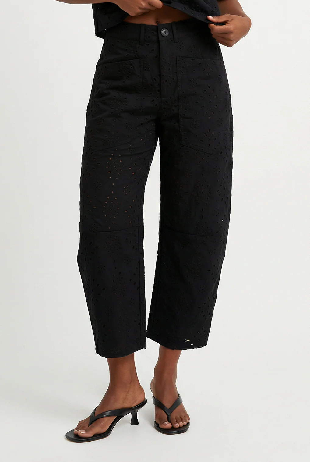 Paris Eyelet Barrel Pant - Image 5