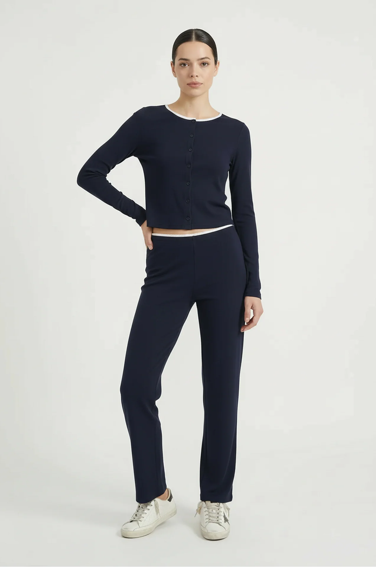 Piped Up Wide Leg Pant - Image 2