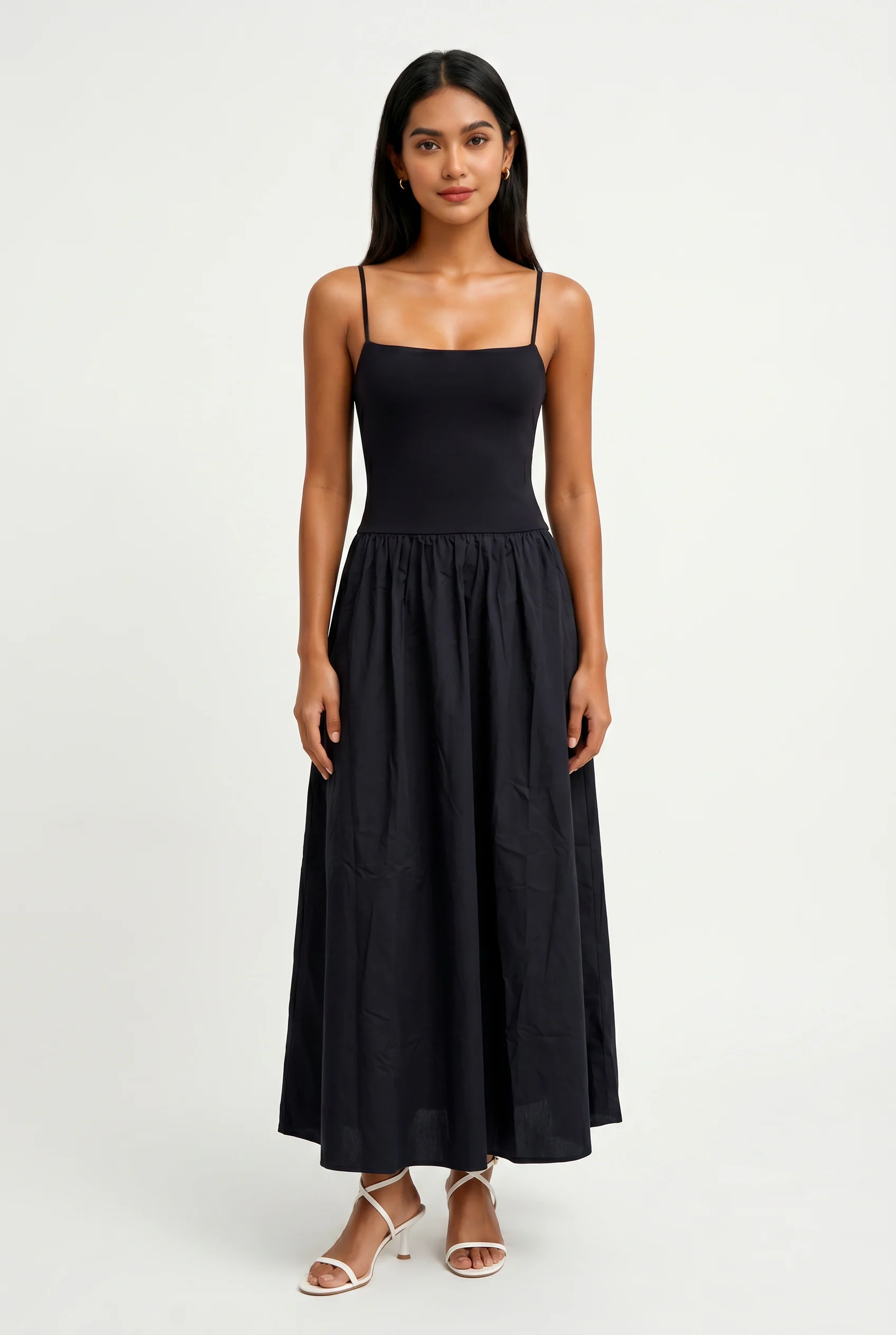 Poppy Drop Waist Maxi Dress
