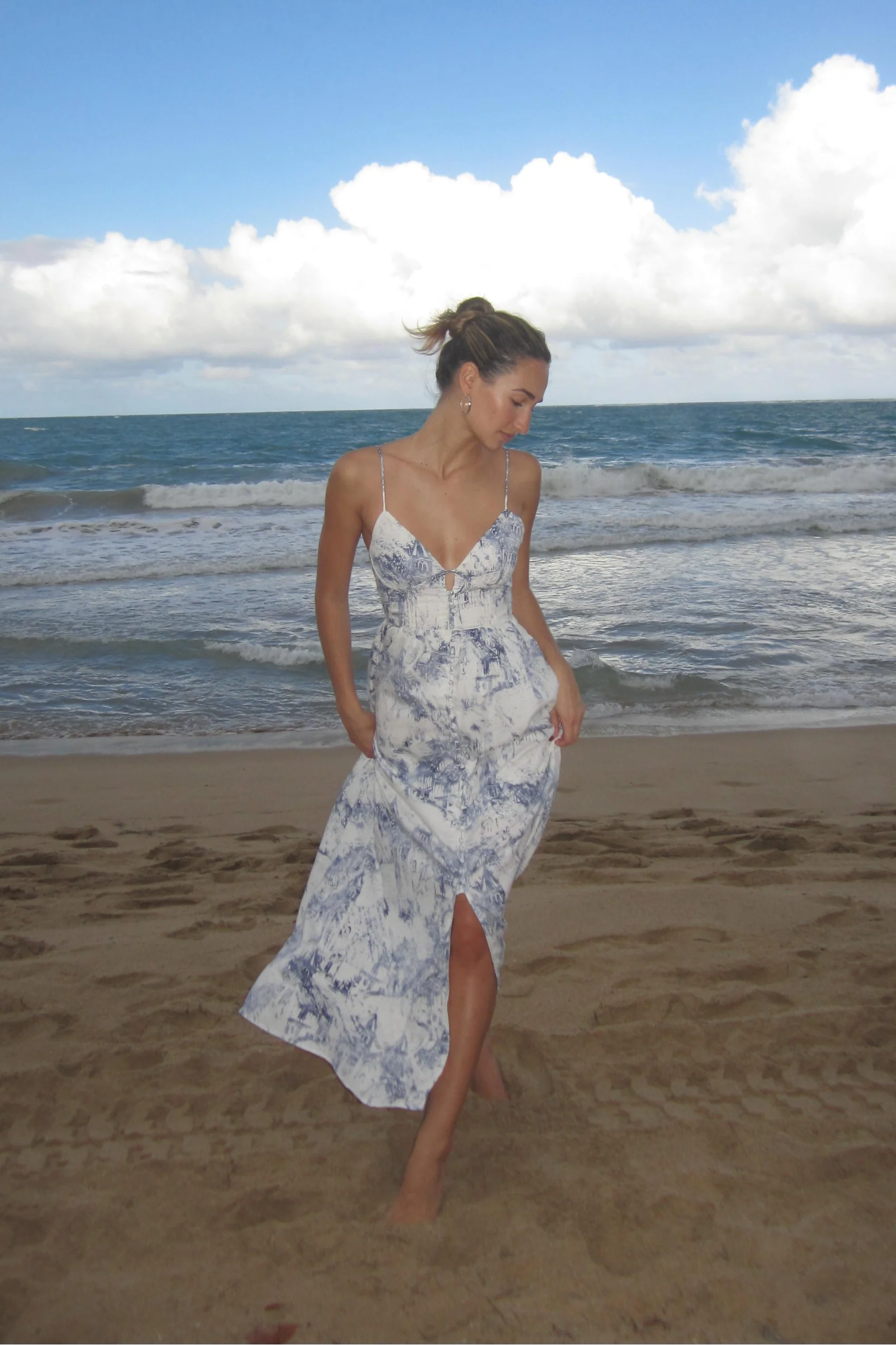 Porcelain Midi Dress - Image 5