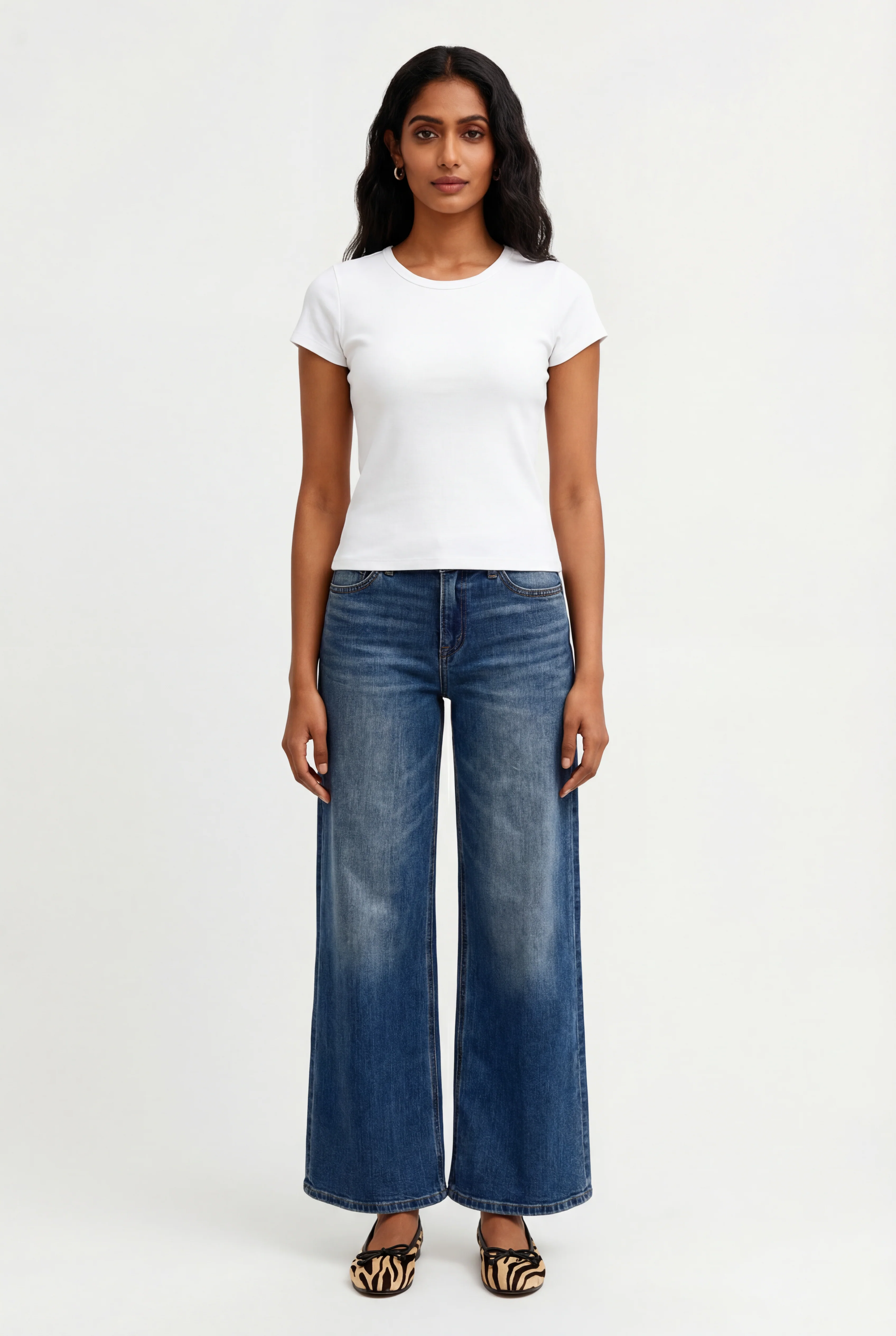 Ribbed Crewneck T-shirt - Image 2