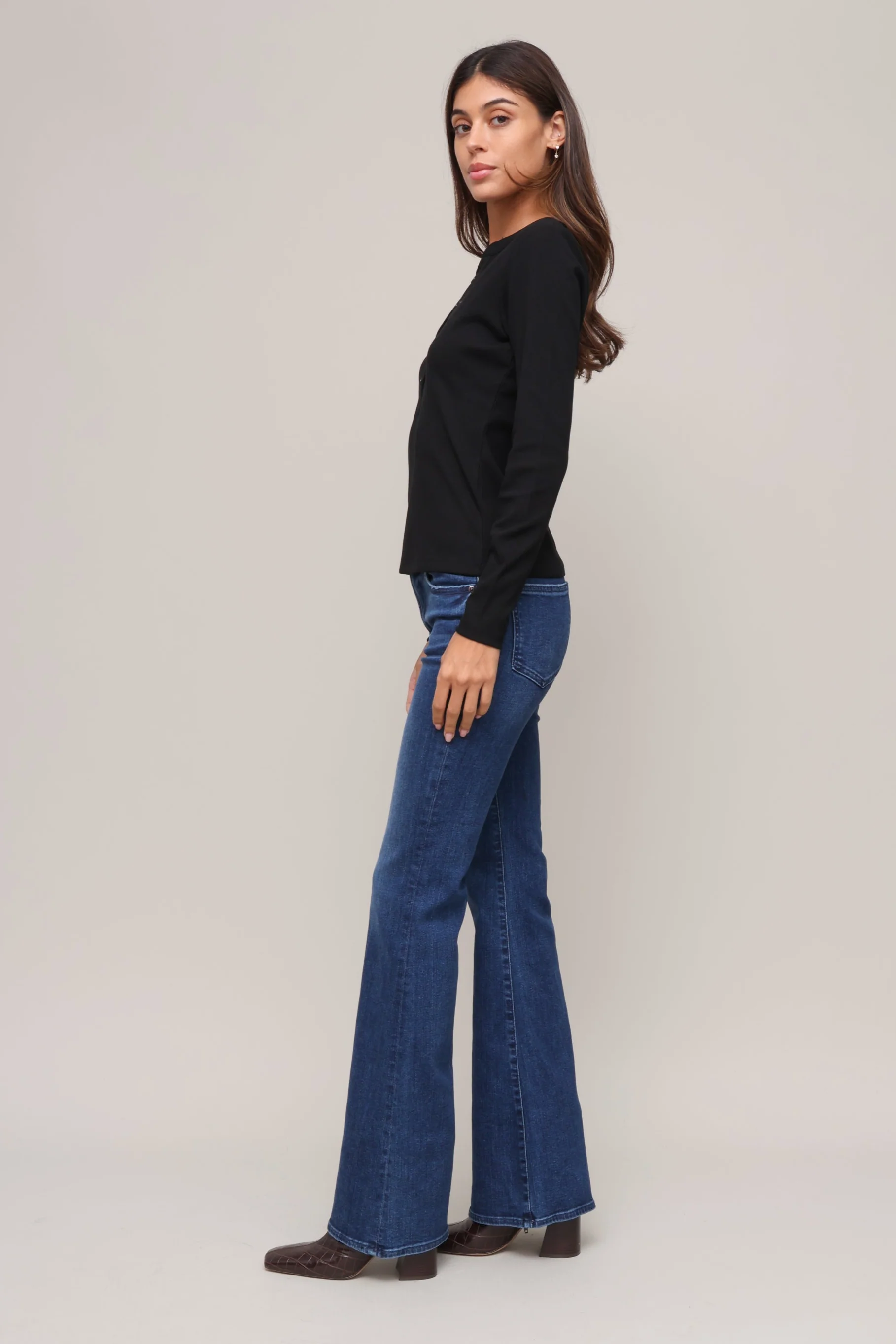 Rowan Ribbed Long Sleeve Henley - Image 4