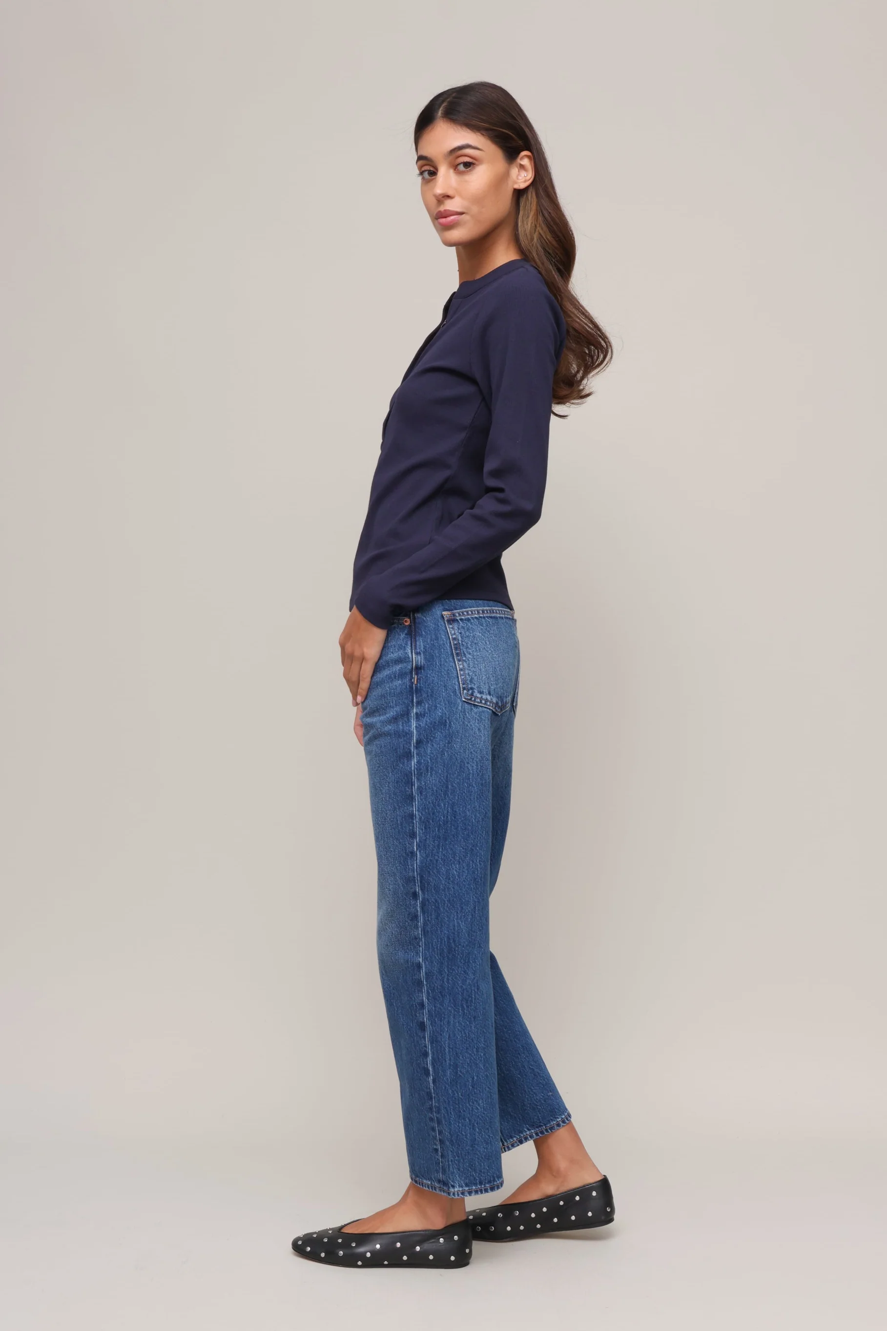 Rowan Ribbed Long Sleeve Henley - Image 8