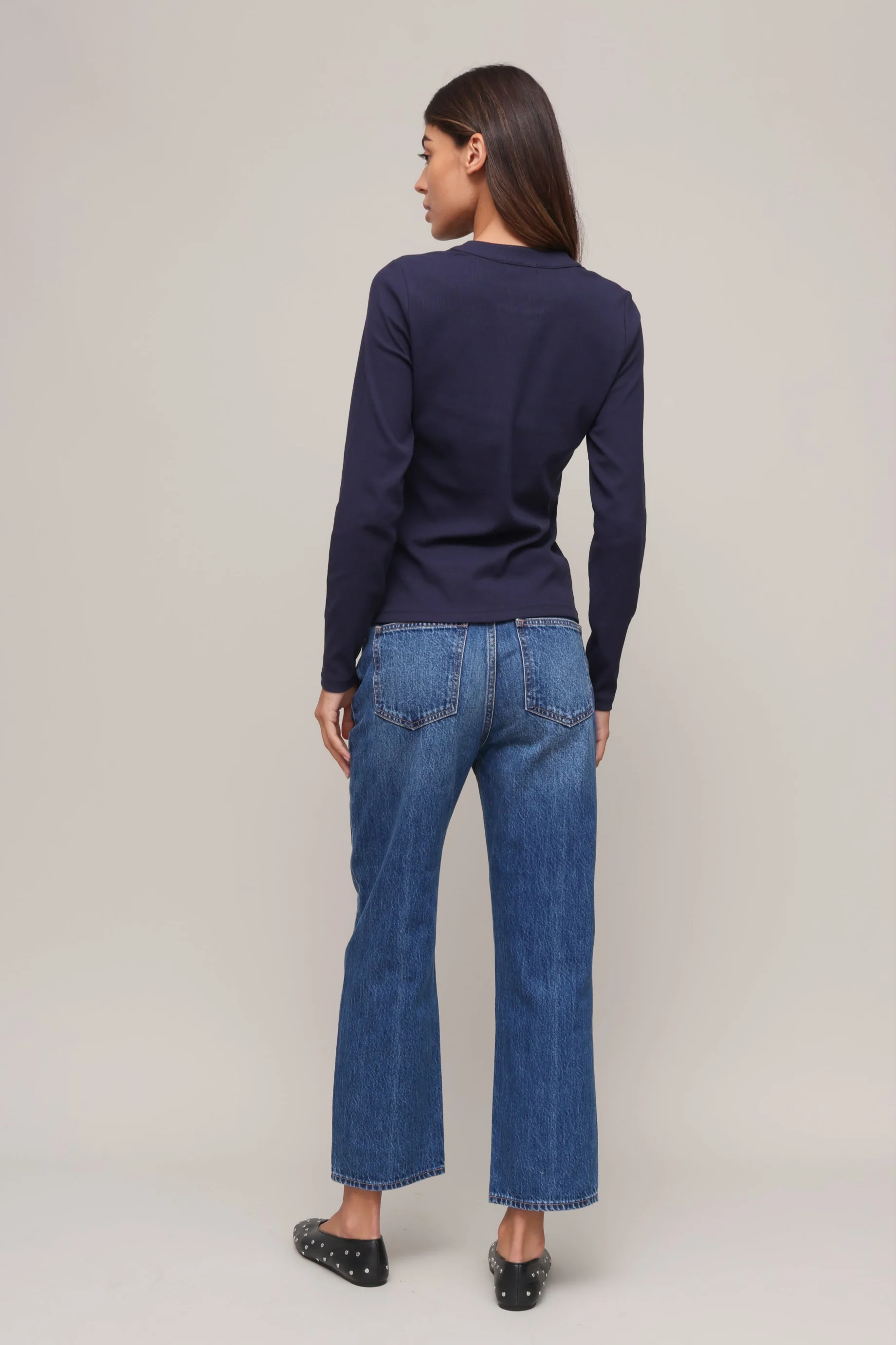 Rowan Ribbed Long Sleeve Henley - Image 9