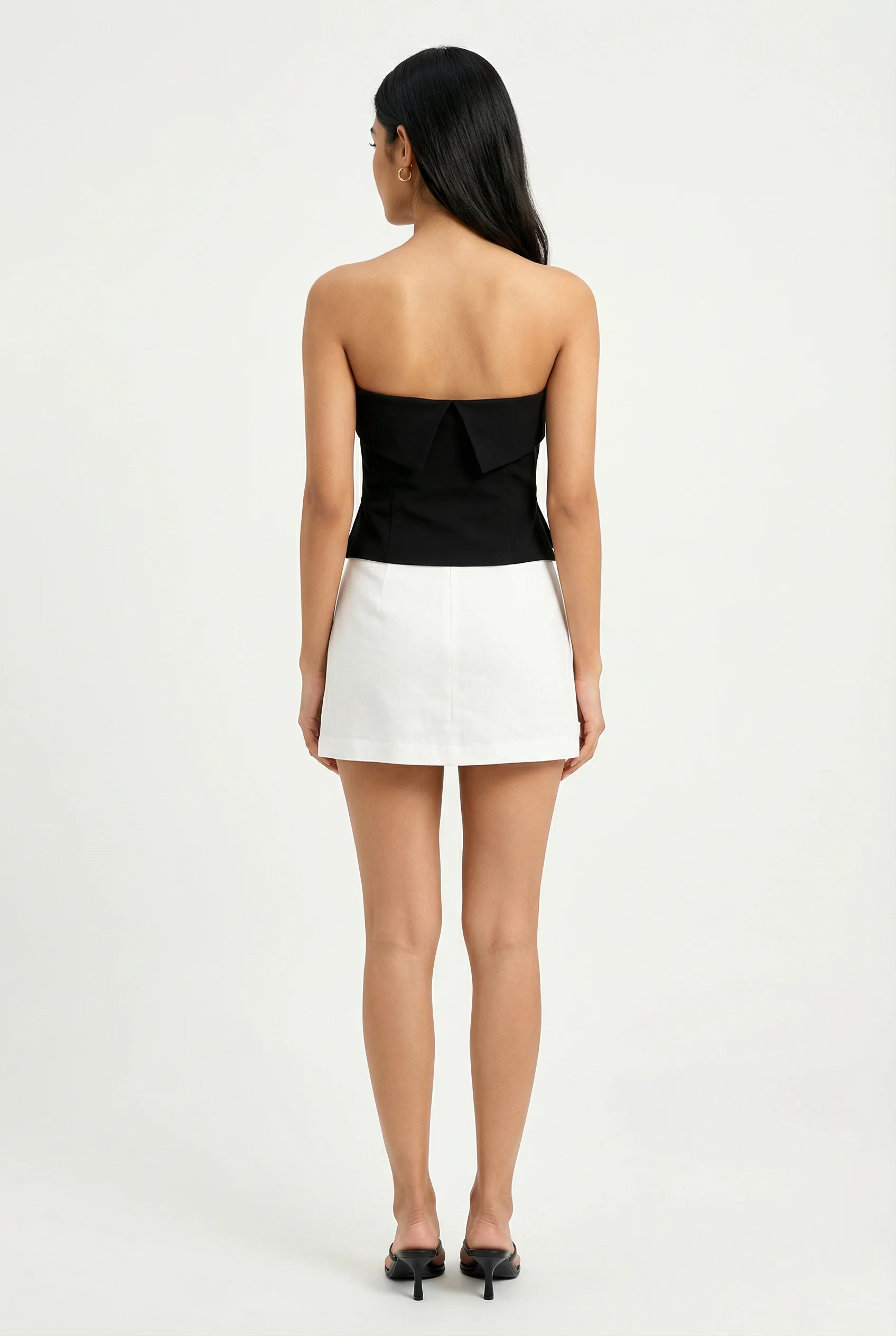 Sarita Mini Linen Skirt - Image 4