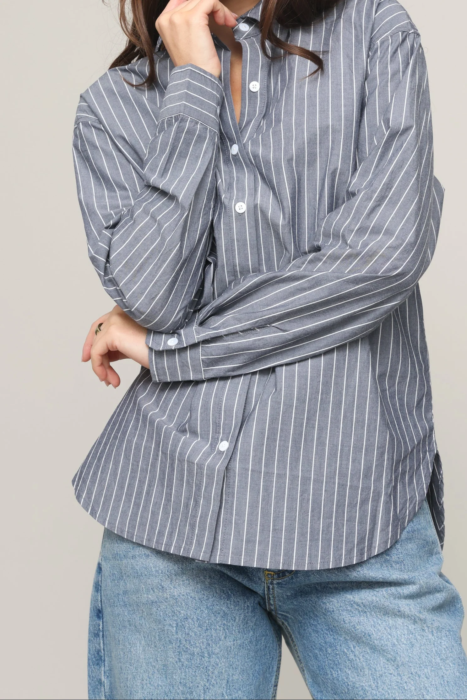 Seaport Striped Poplin Shirt - Image 2