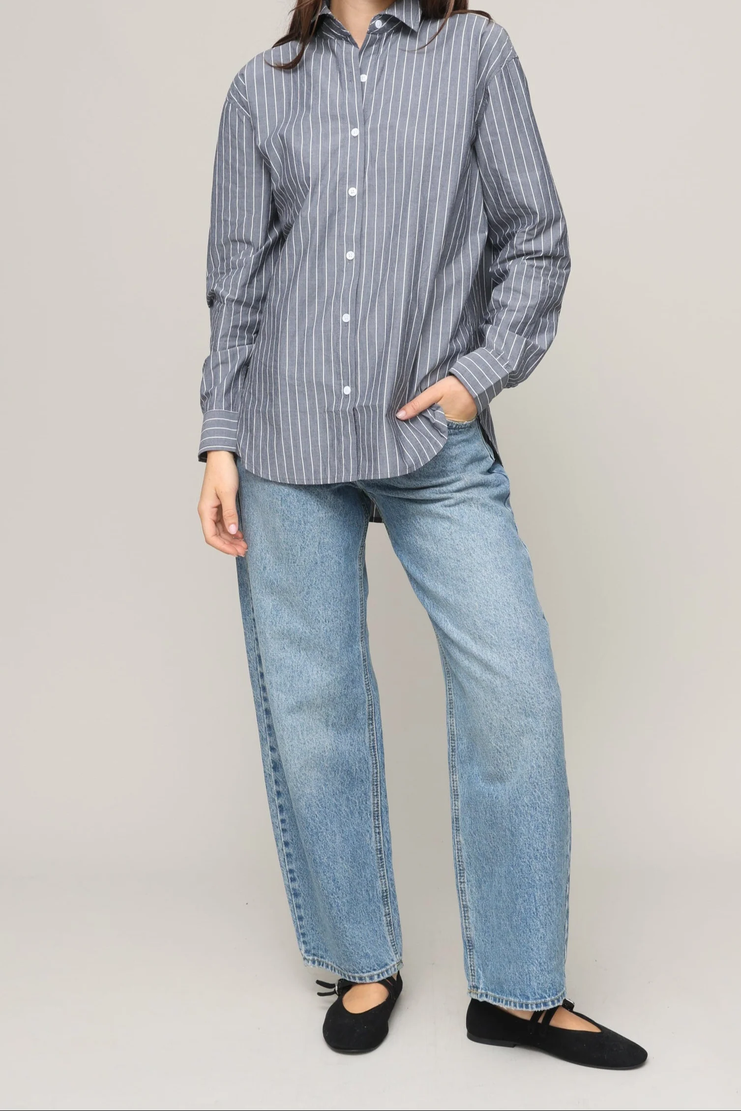 Seaport Striped Poplin Shirt - Image 3