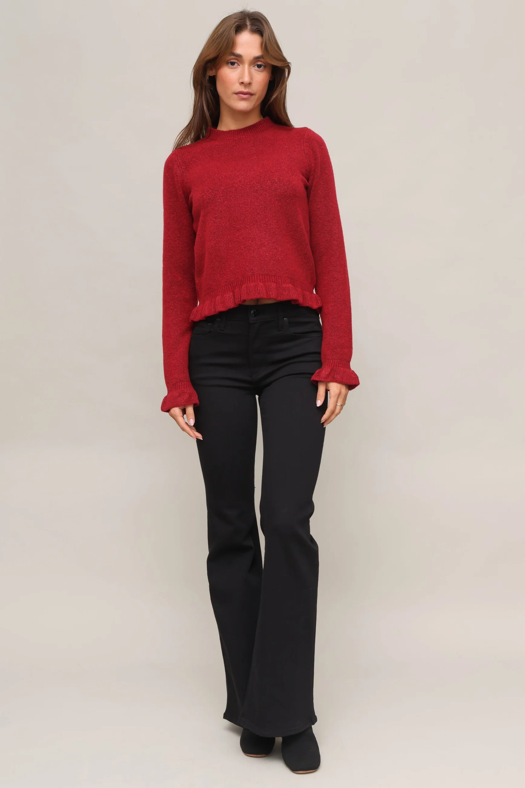 Seraphina Soft Ruffle Sweater - Image 6